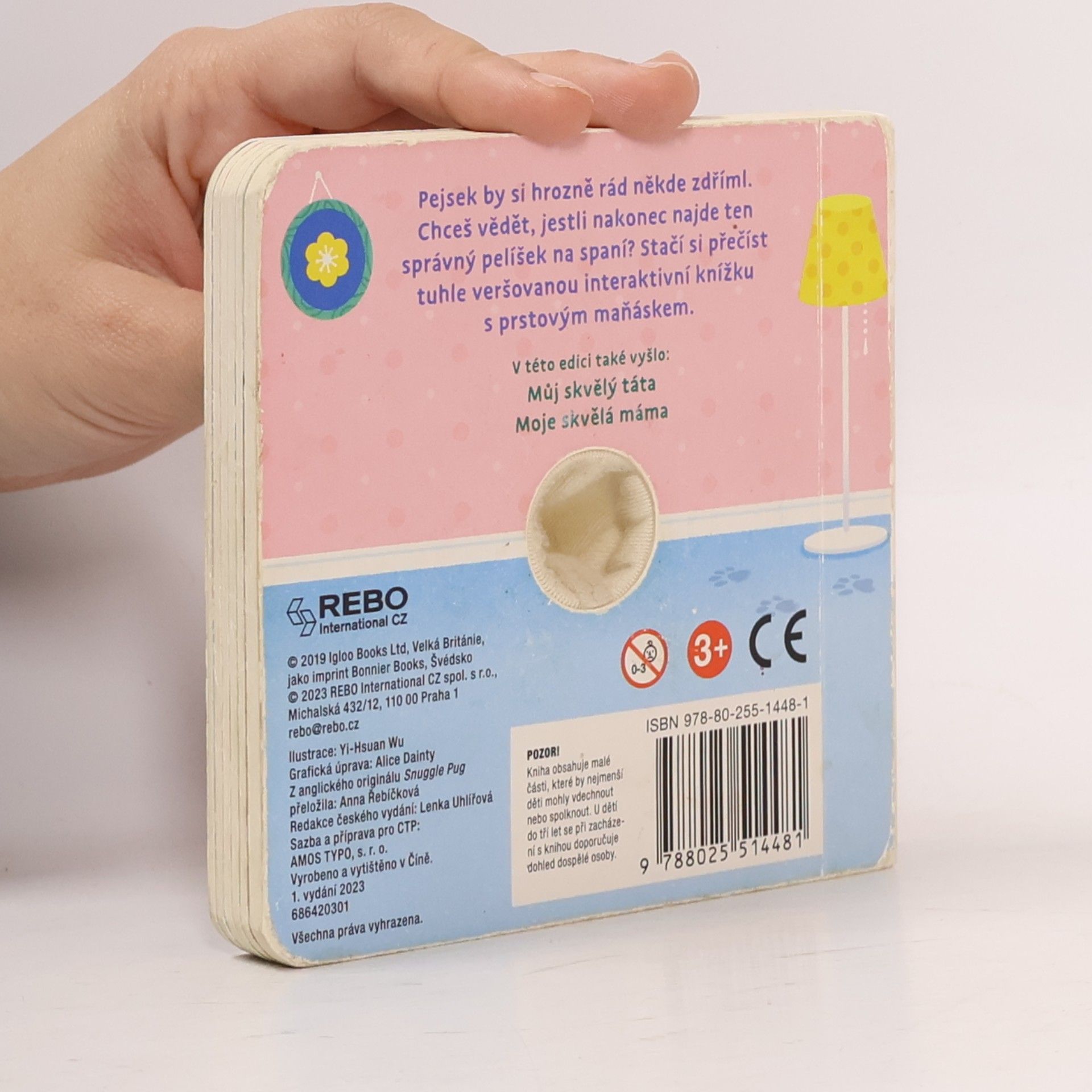 Rebo Ospalý psík - Knížka s prstovým maňá