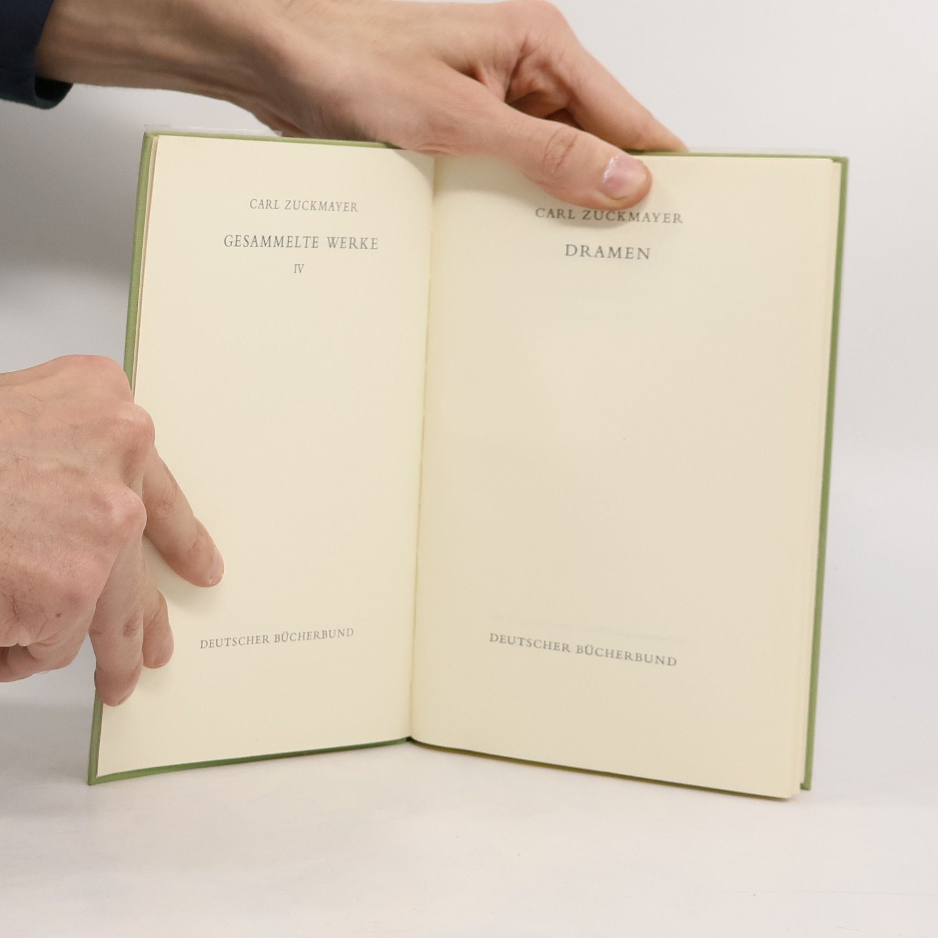 Carl Zuckmayer Gesammelte Werke IV
