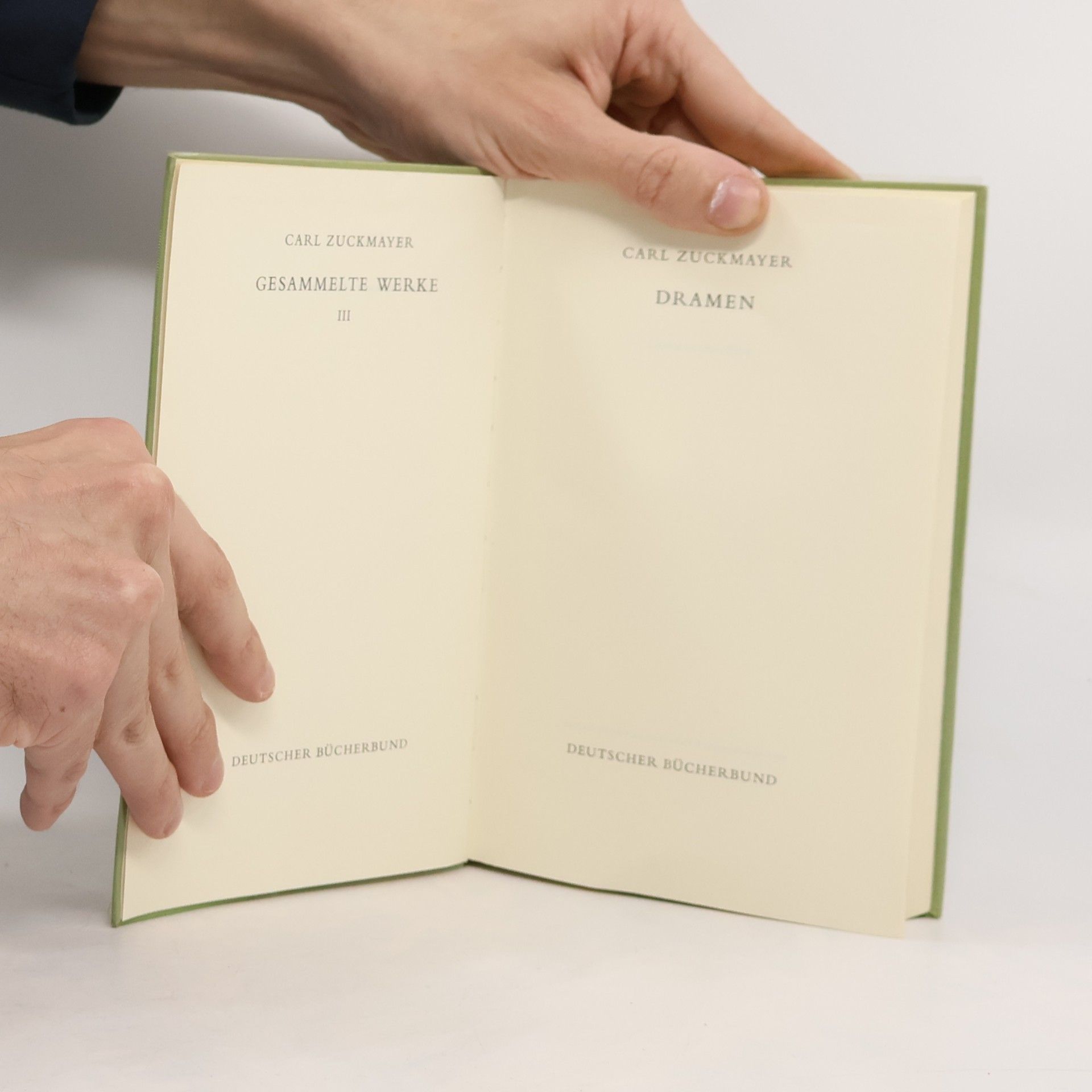 Carl Zuckmayer Gesammelte Werke III.