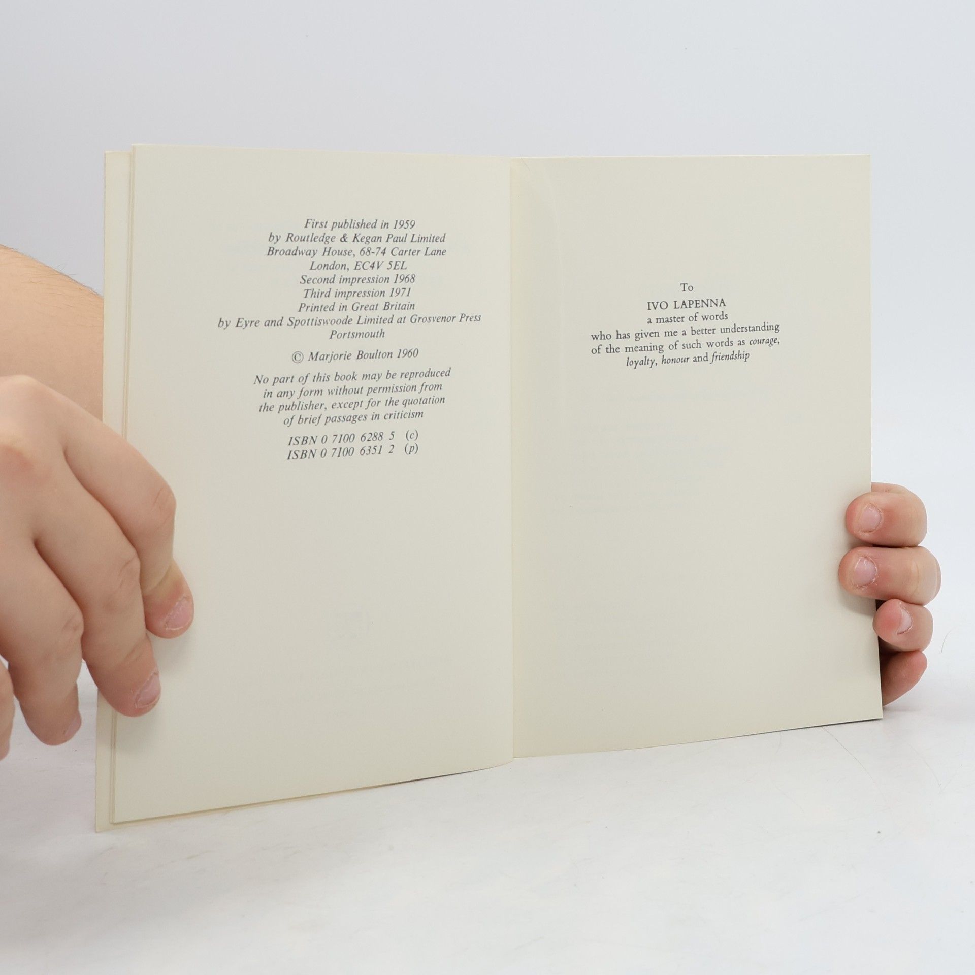 Marjorie Boulton The Anatomy of Language