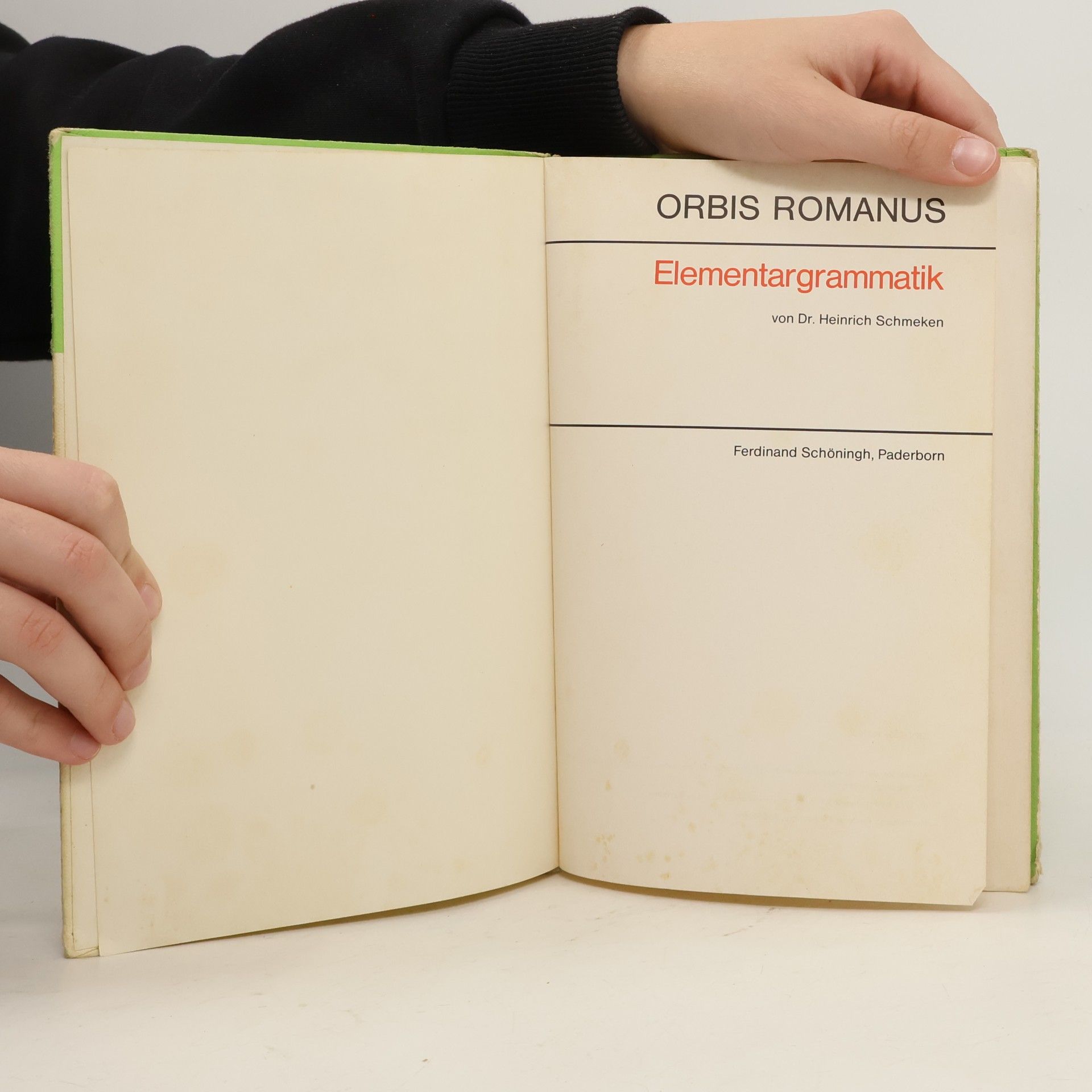 Heinrich Schmeken Orbis Romanus