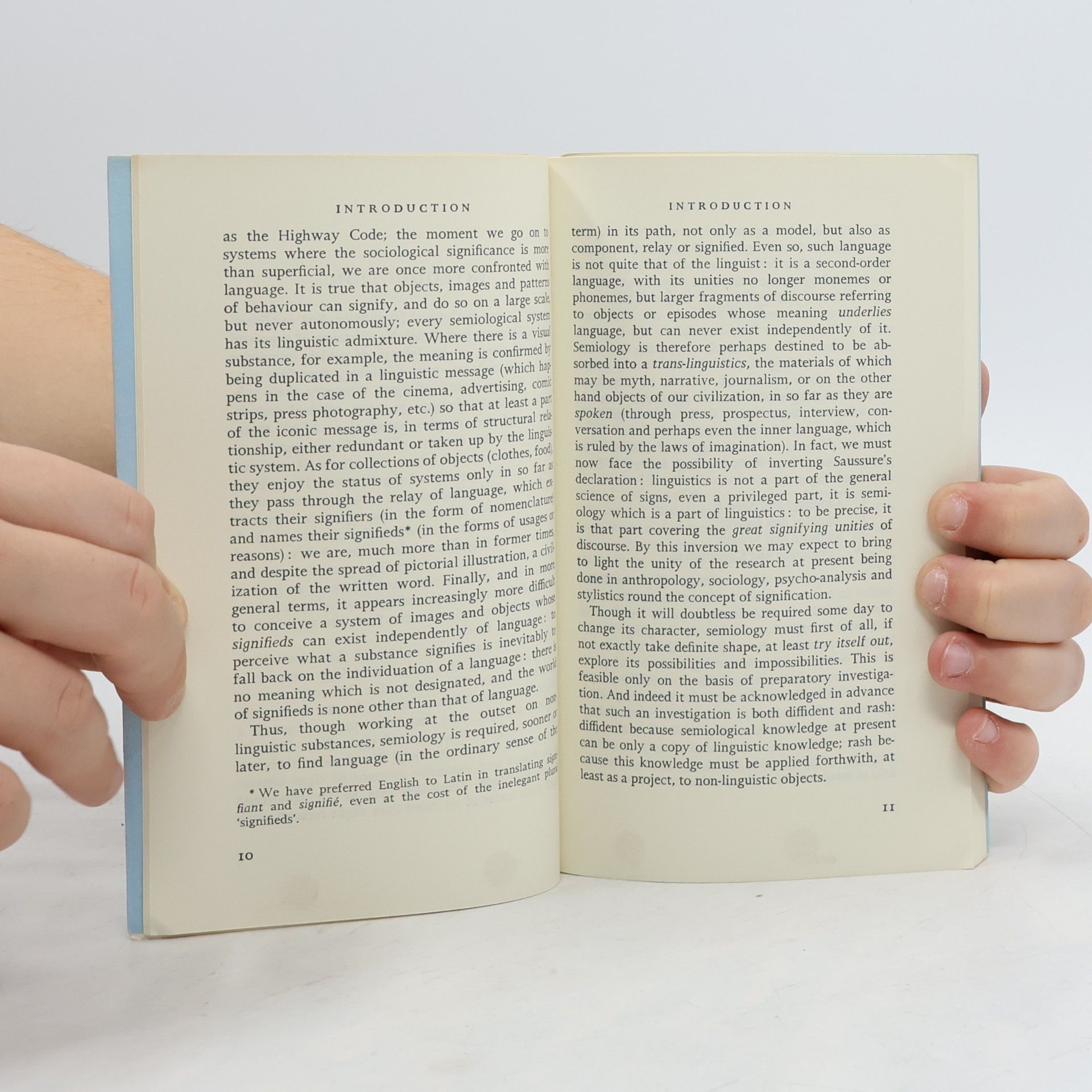 Roland Barthes Elements of Semiology