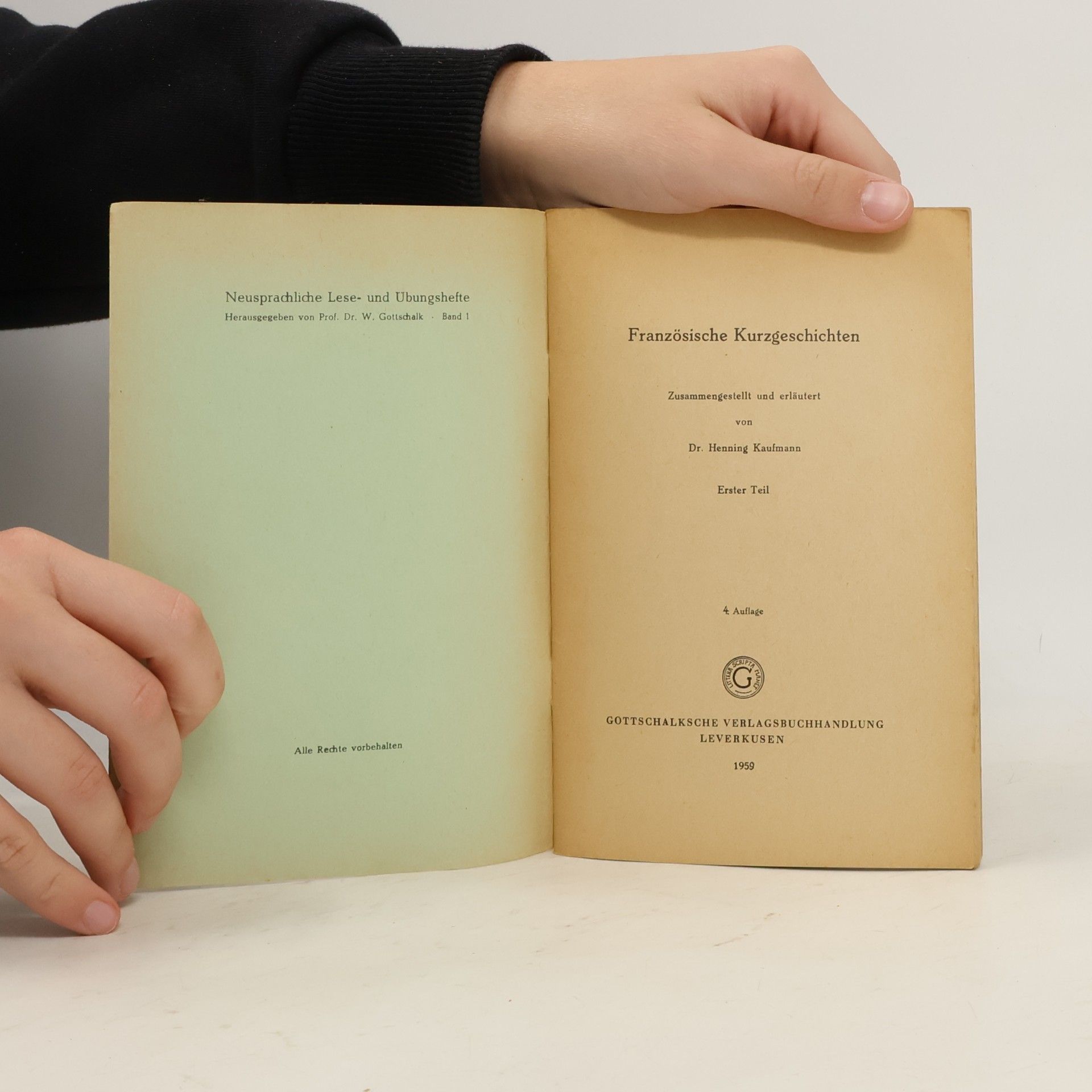 H. Kaufmann Französische Kurzgeschichten