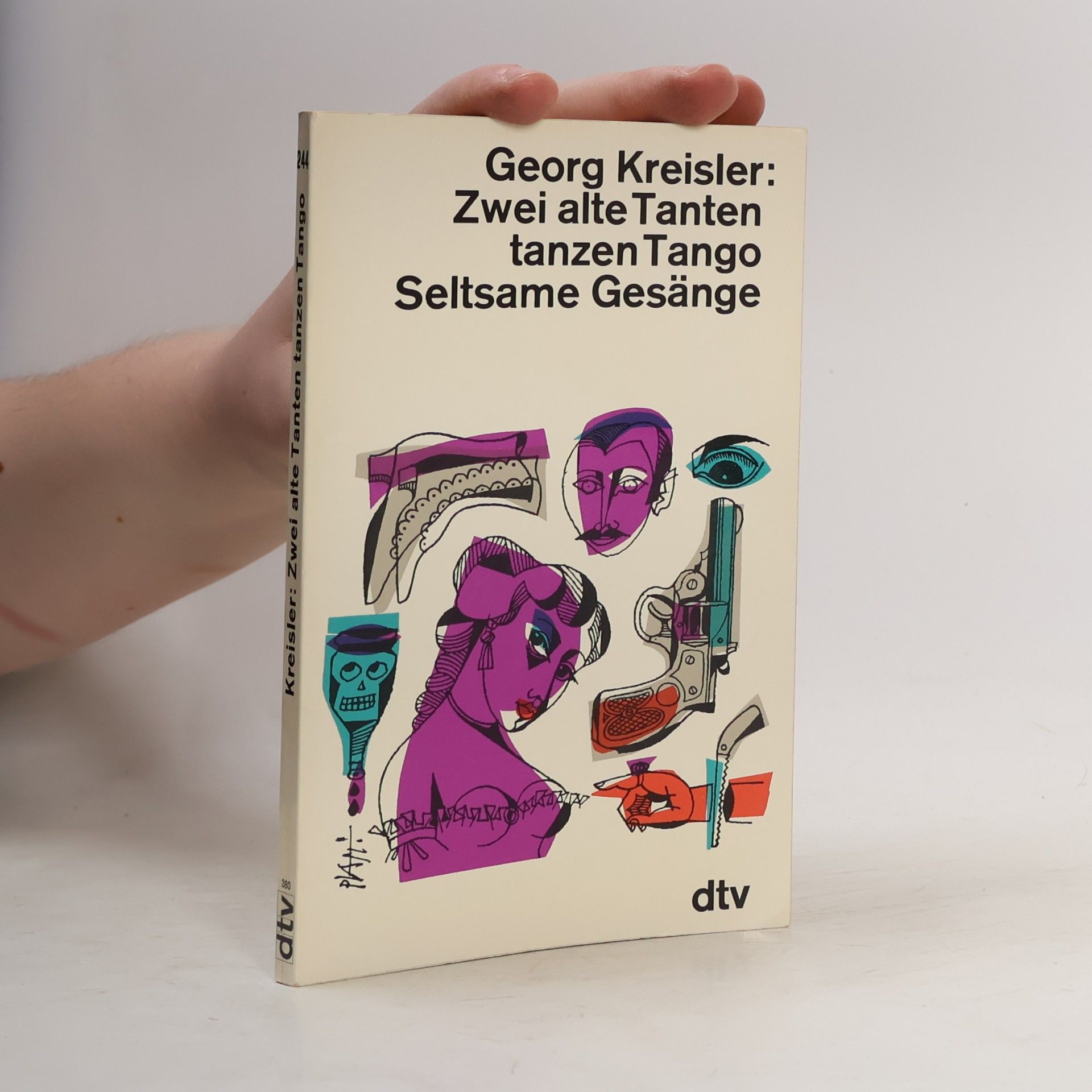 Zwei alte Tanten tanzen Tango. Seltsame Gesänge