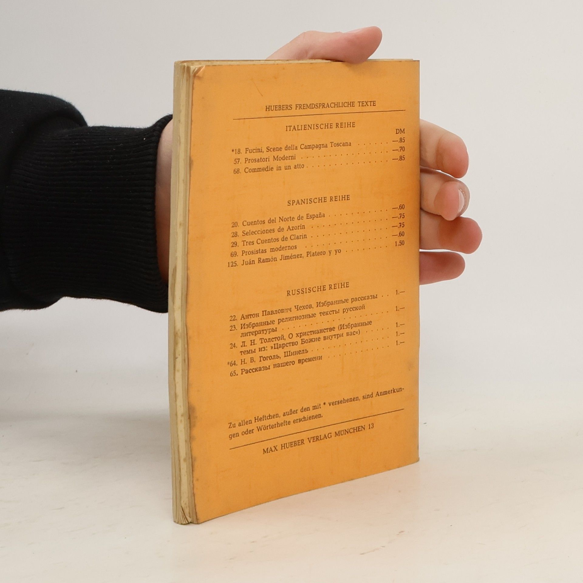 H. Kaufmann Französische Kurzgeschichten. Anecdotes et Historiettes II.