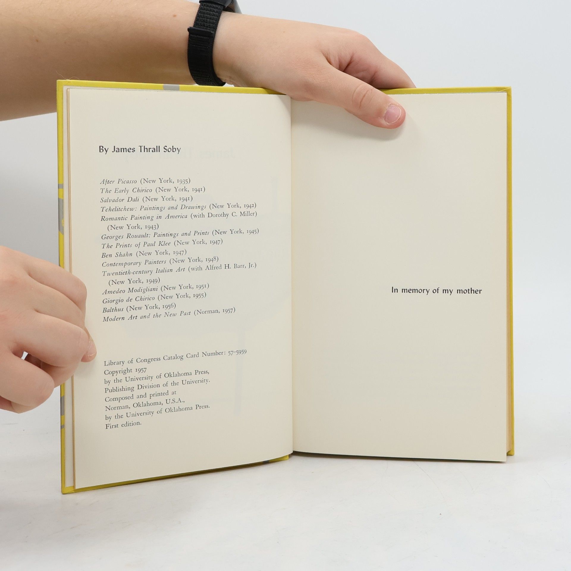 James Thrall Soby Modern art and the new past