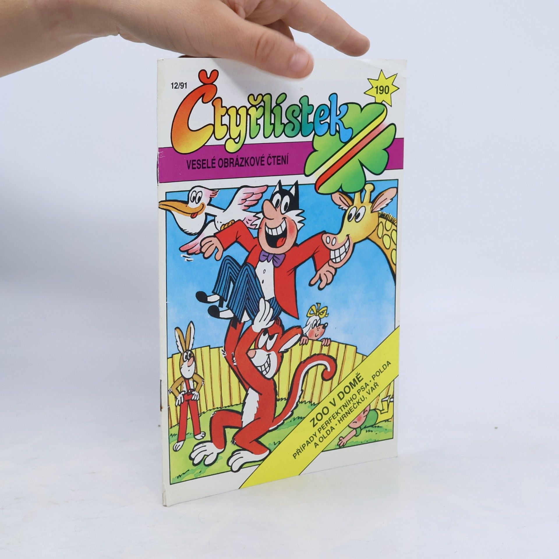 Čtyřlístek 190. 12/1991
