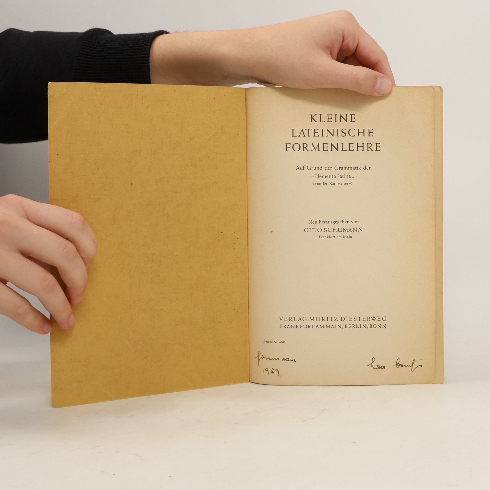 Karl Heiter Kleine lateinische Formenlehre
