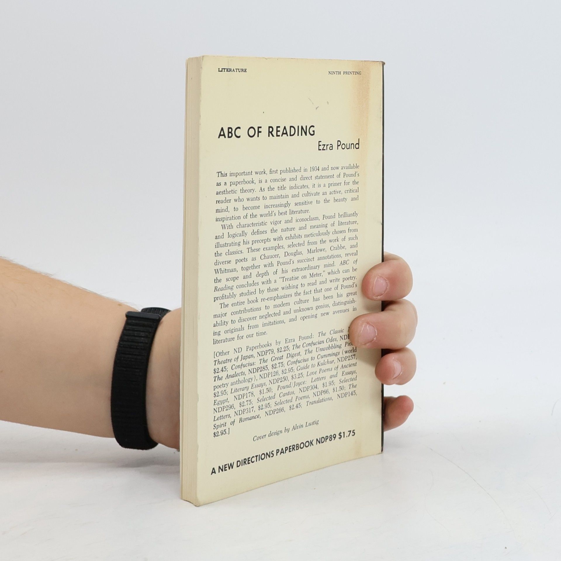 Ezra Pound ABC of Reading