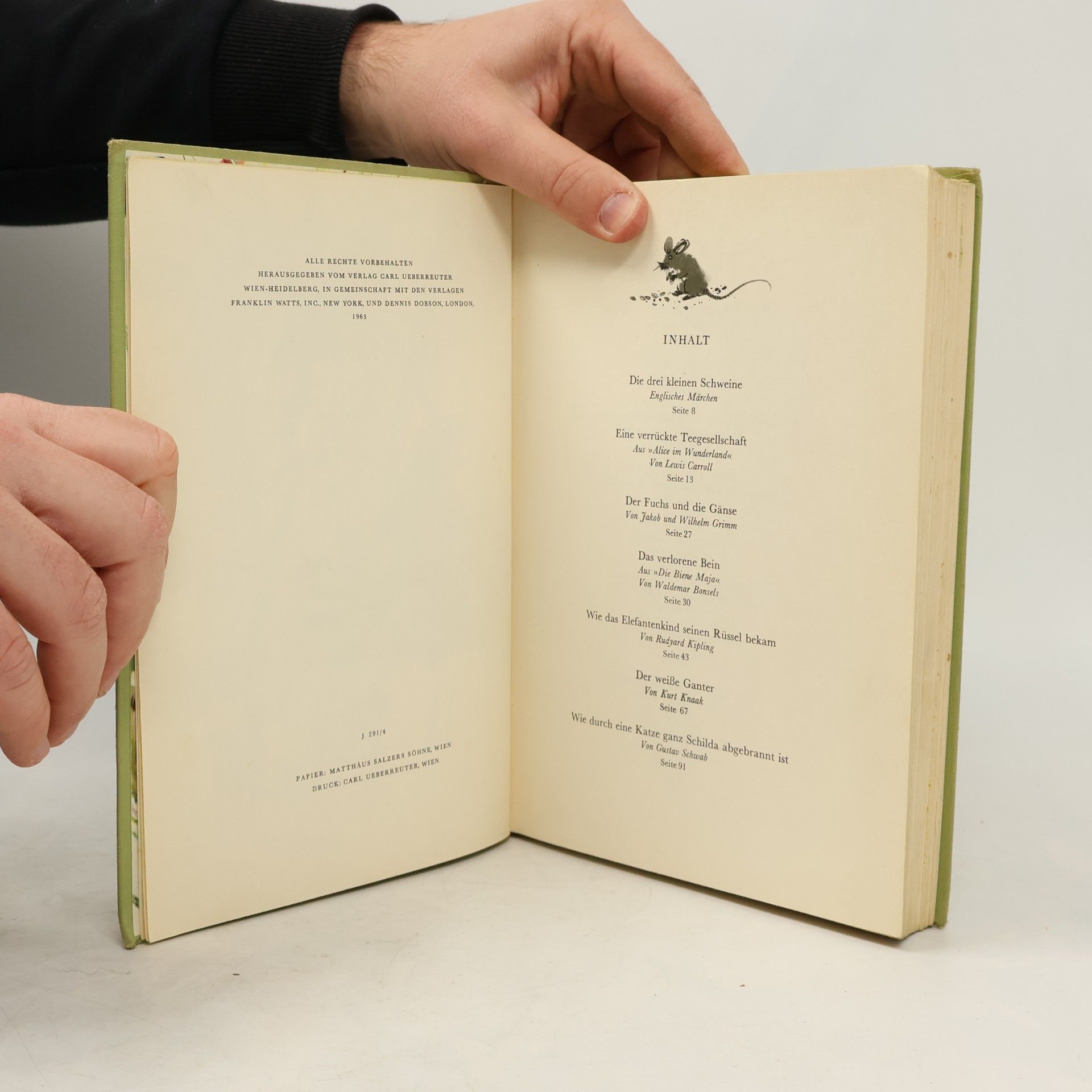Janusz Grabiański Das große Buch der Tiermärchen