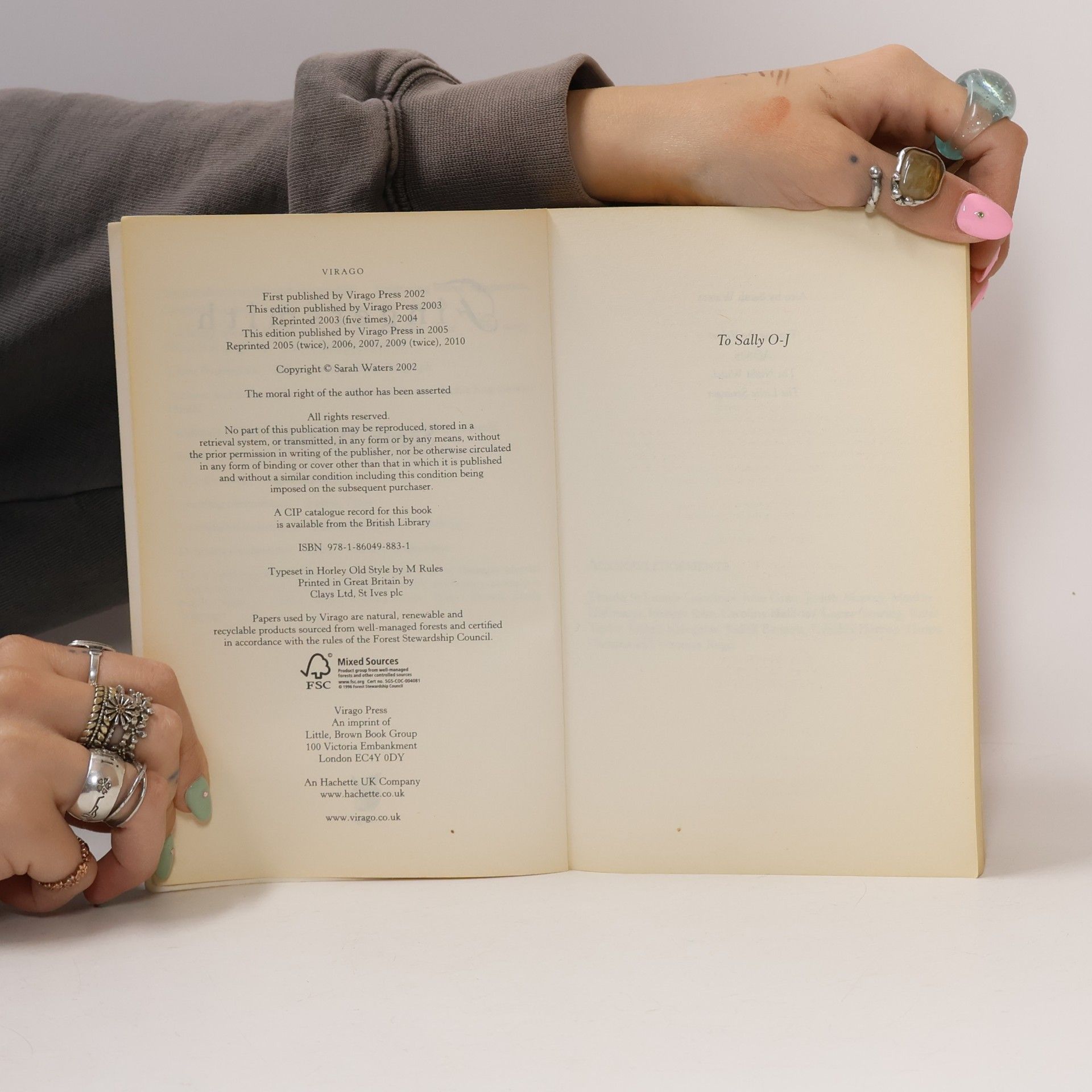 Sarah Waters Fingersmith