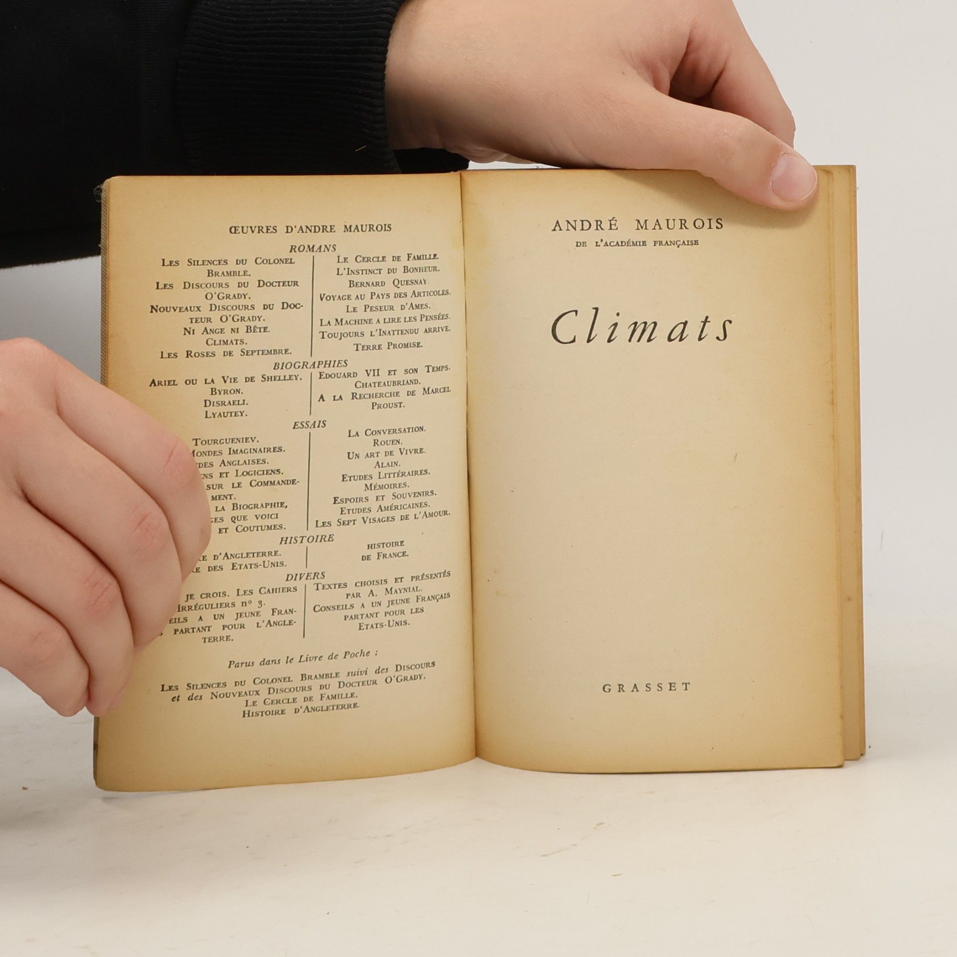 André Maurois Climats