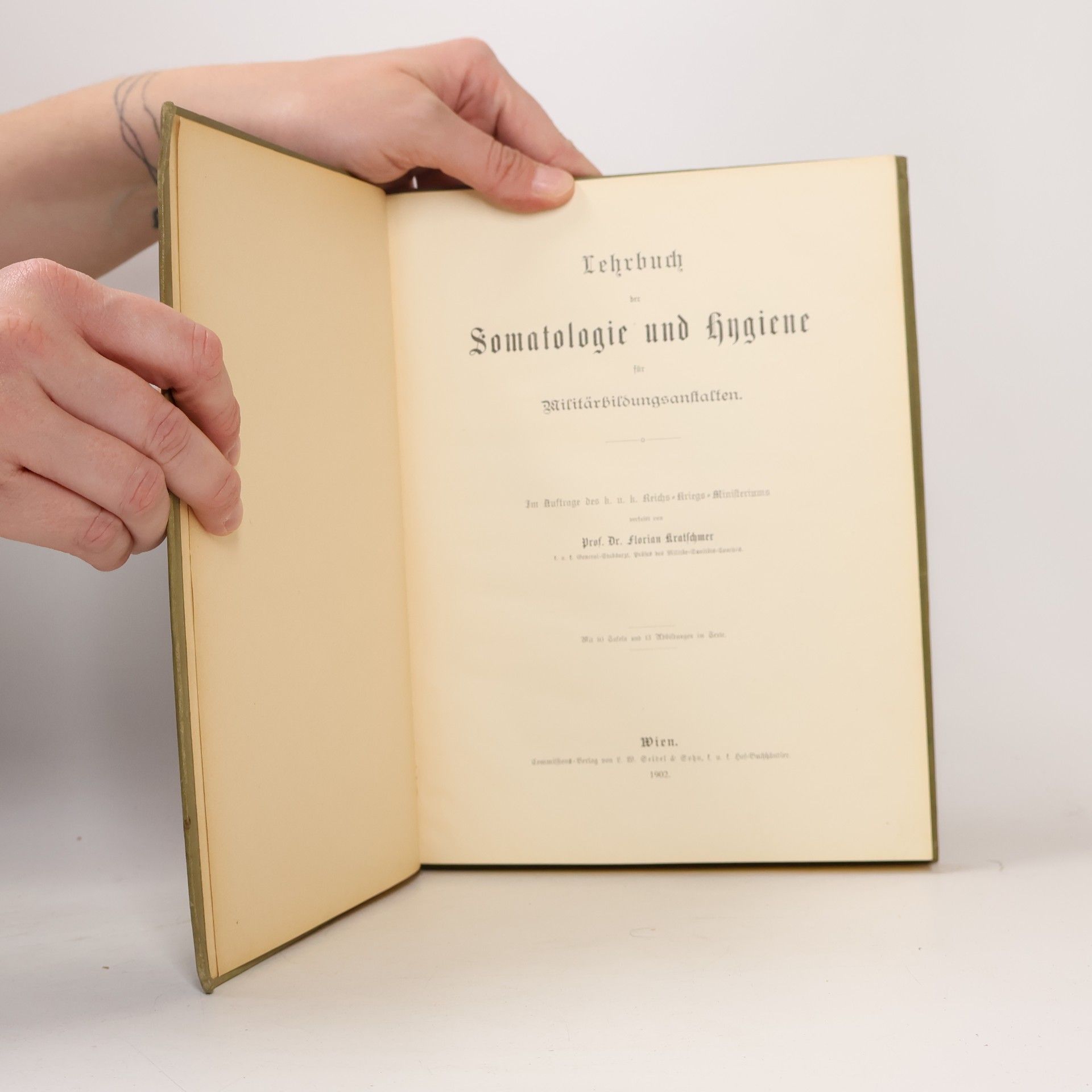 Florian Kratschmer Ritter von Forstburg Lehrbuch der Somatologie und Hygiene