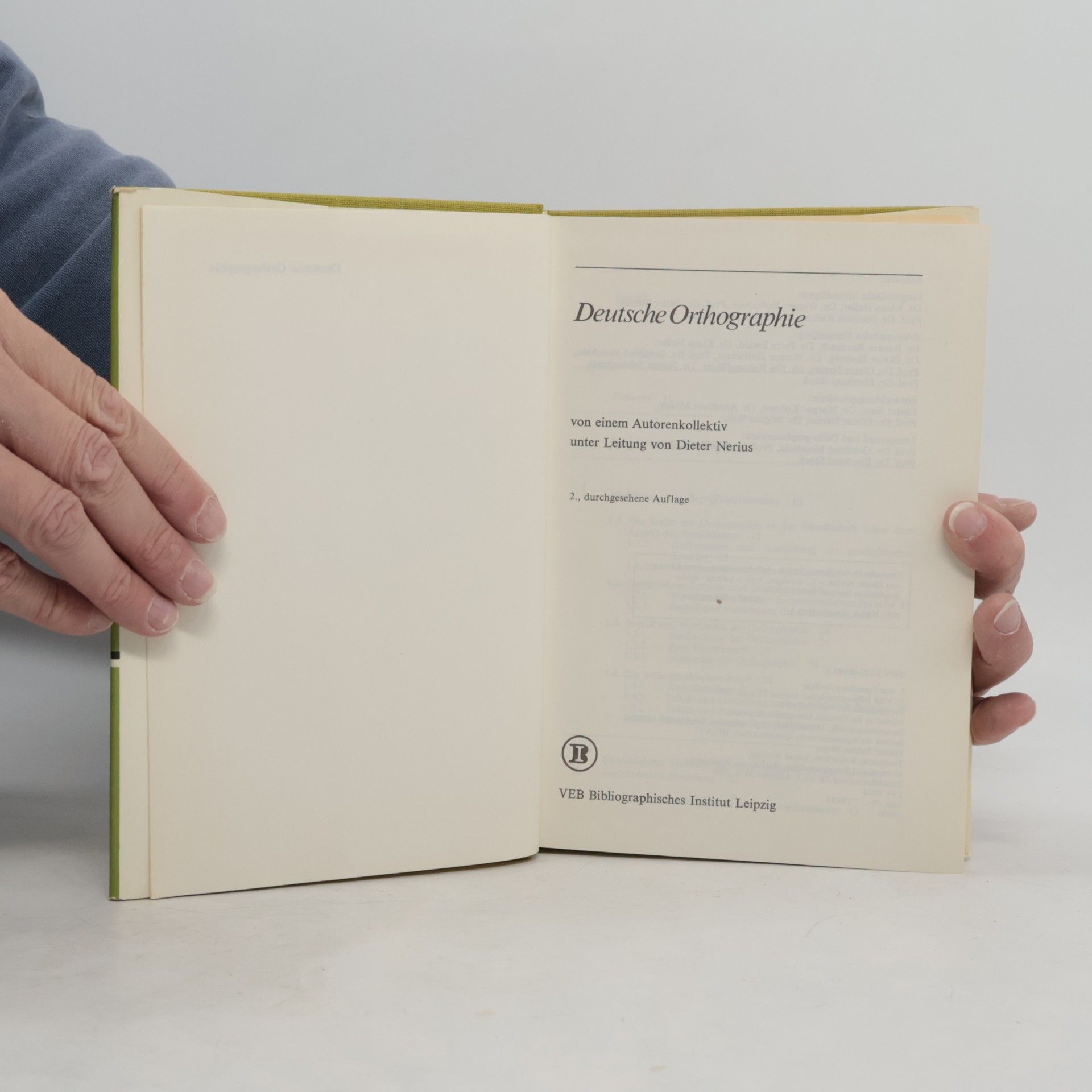 Dieter Nerius Deutsche Orthographie