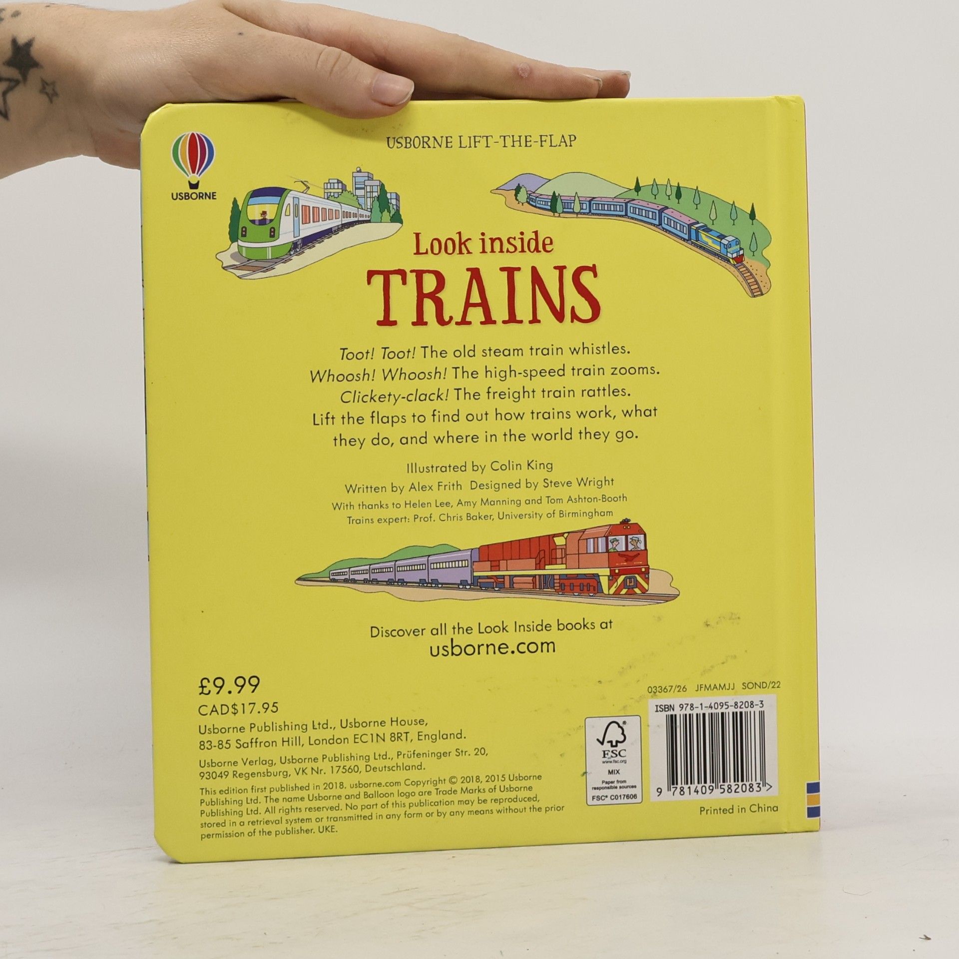 Alex Frith Look Inside Trains
