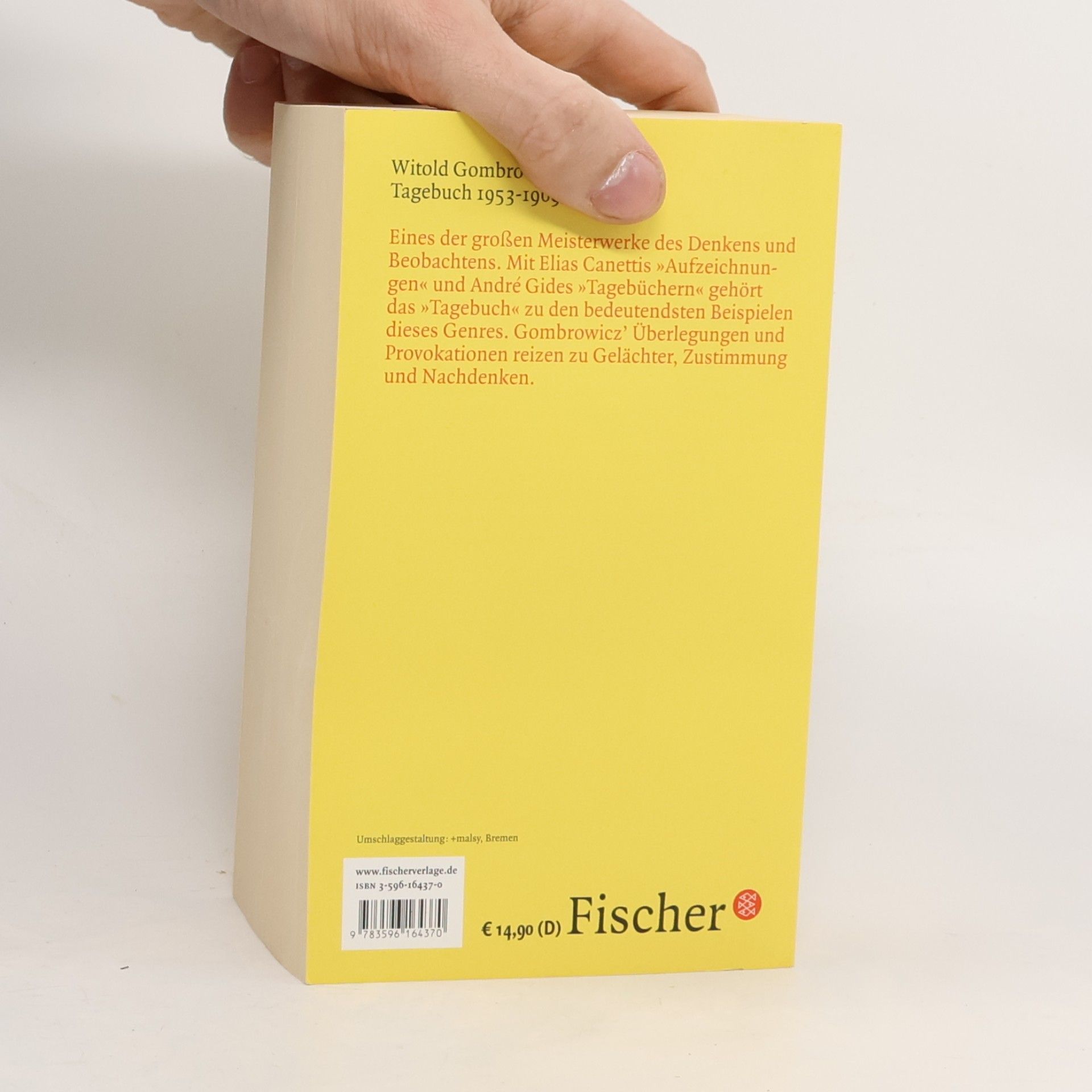 Witold Marian Gombrowicz Tagebuch 1953 - 1969