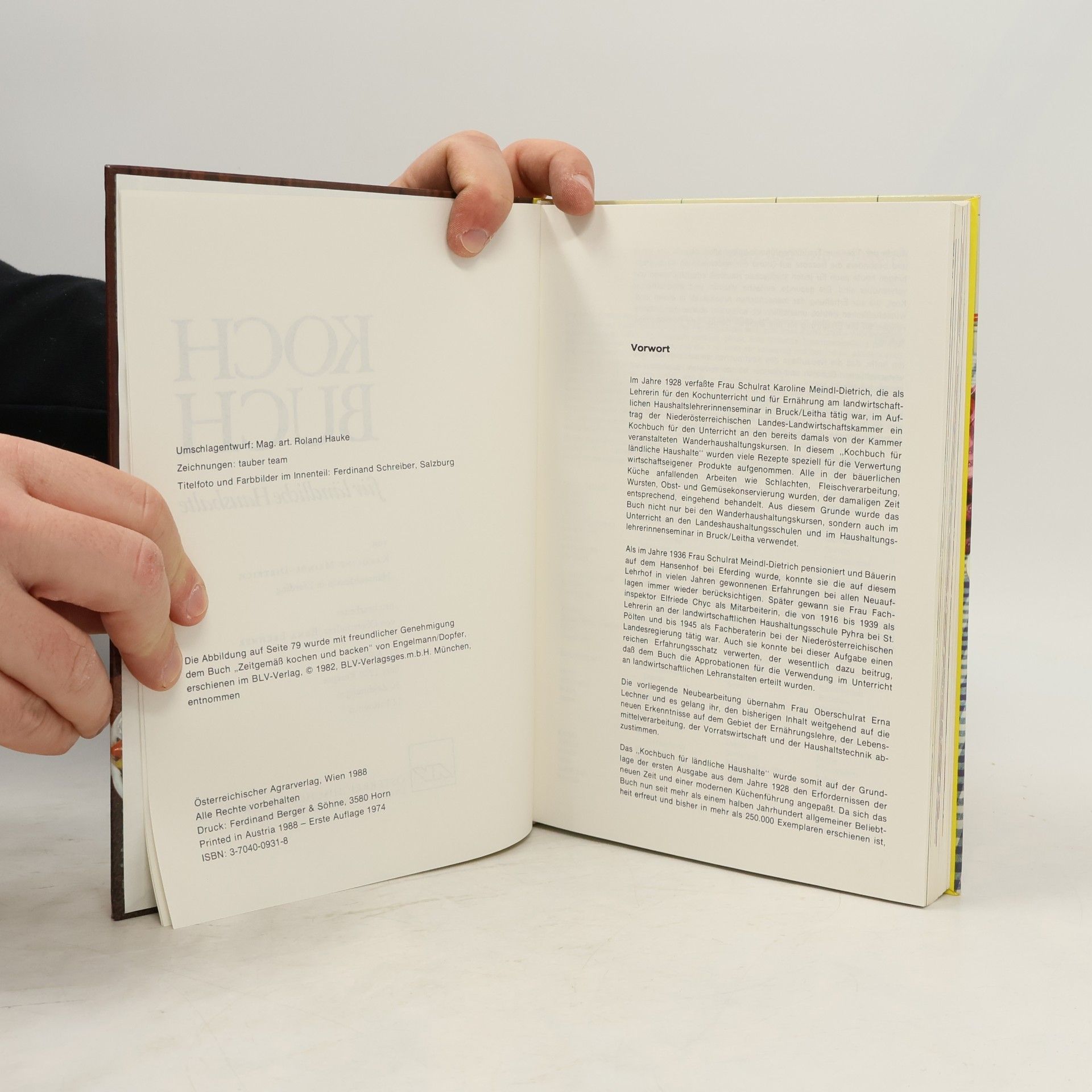 Karoline Meindl-Dietrich Koch Buch für ländliche Haushalte