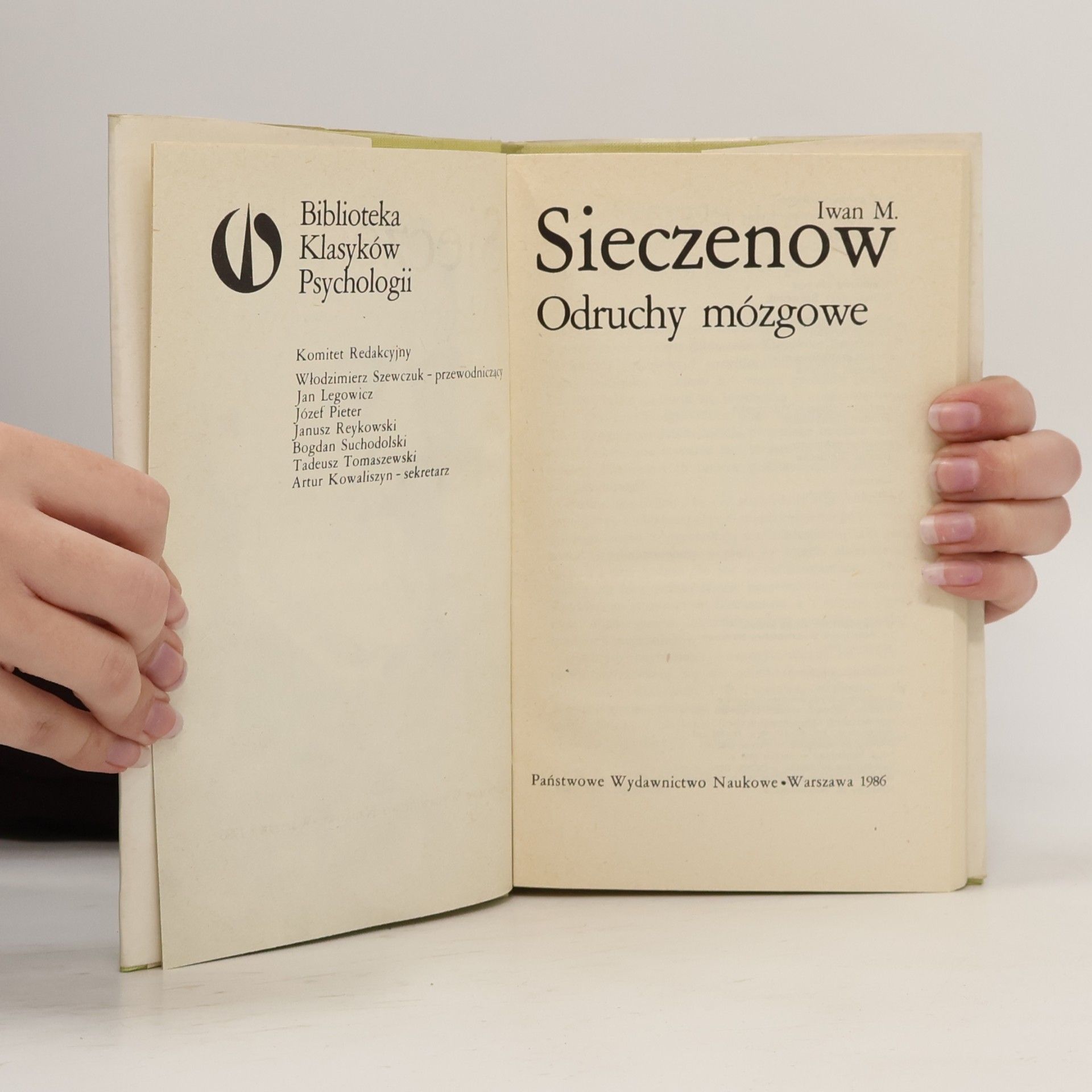 Iwan M. Sieczenow Odruchy mózgowe