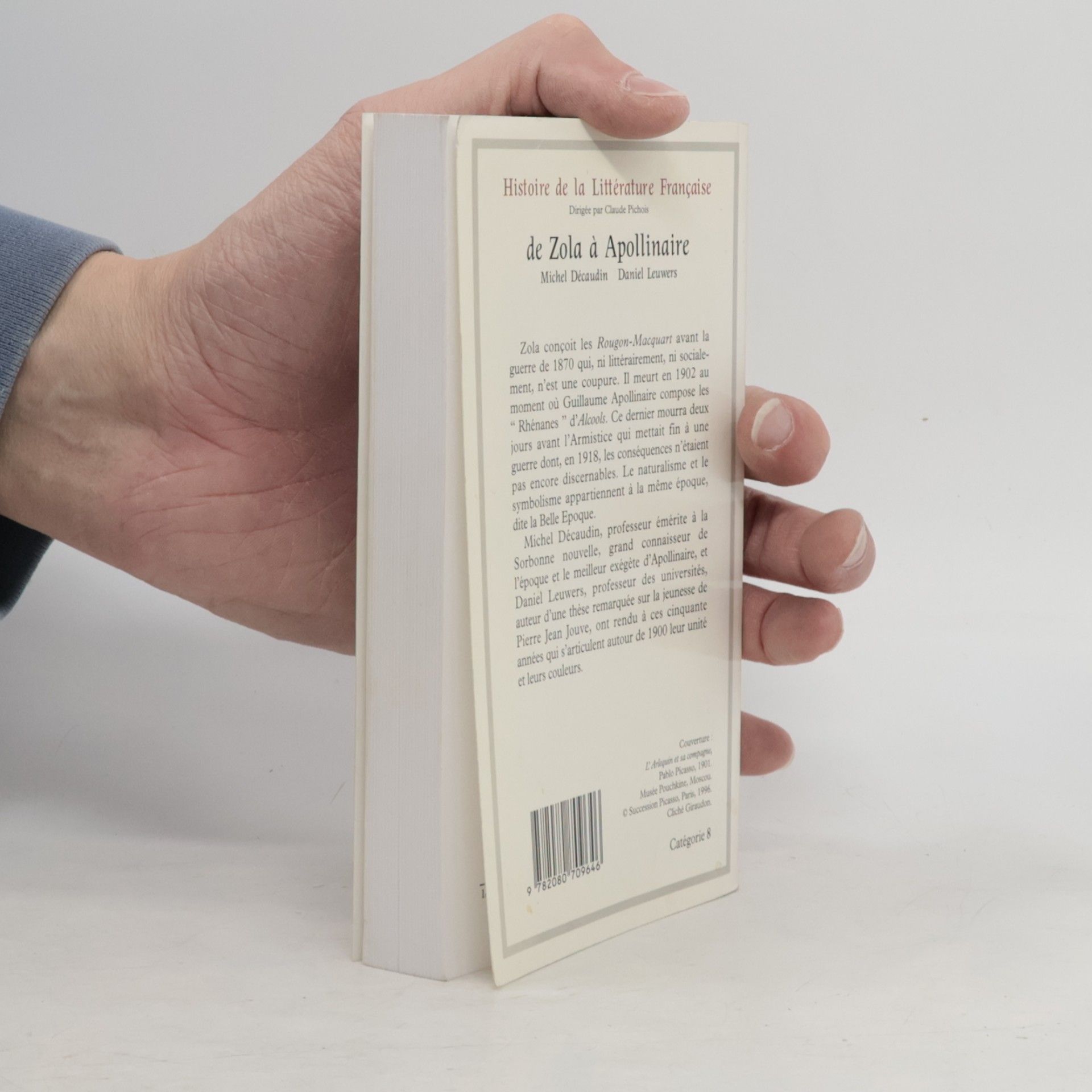 Michel Décaudin Histoire de la littérature française. De Zola à Apollinaire, 1869-1920