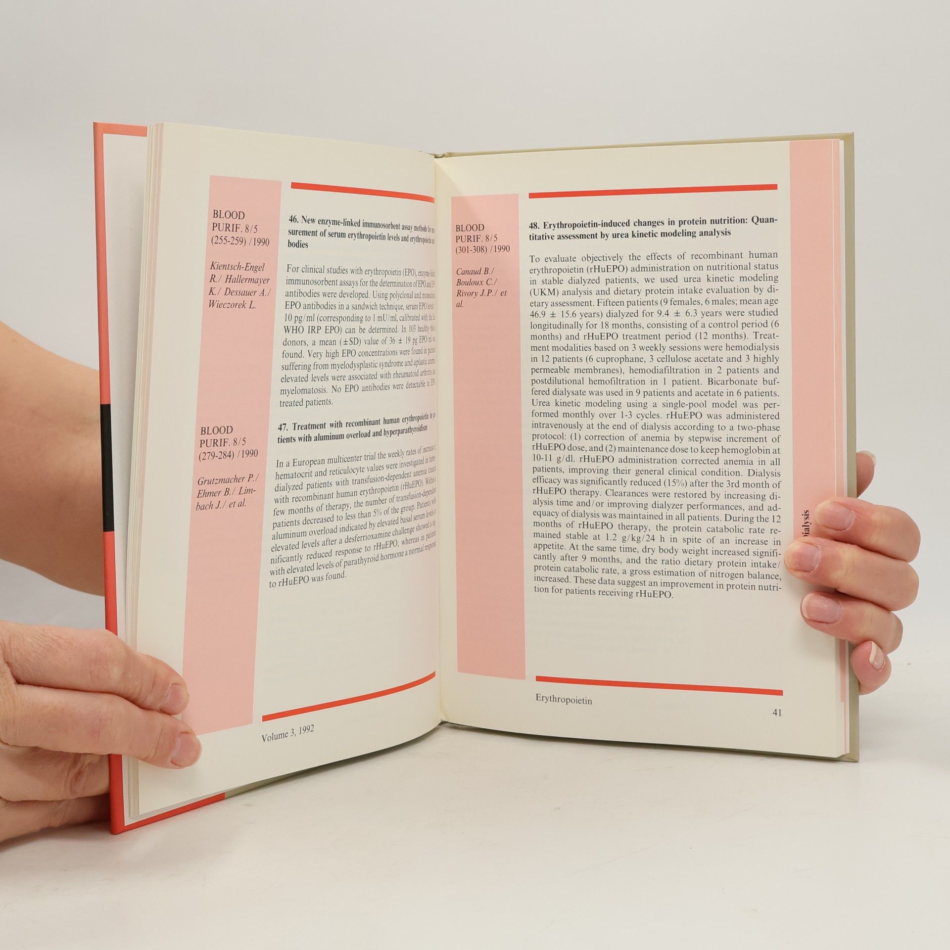 Autorenkollektiv Overview 1991 of the literature related to Erythropoietin