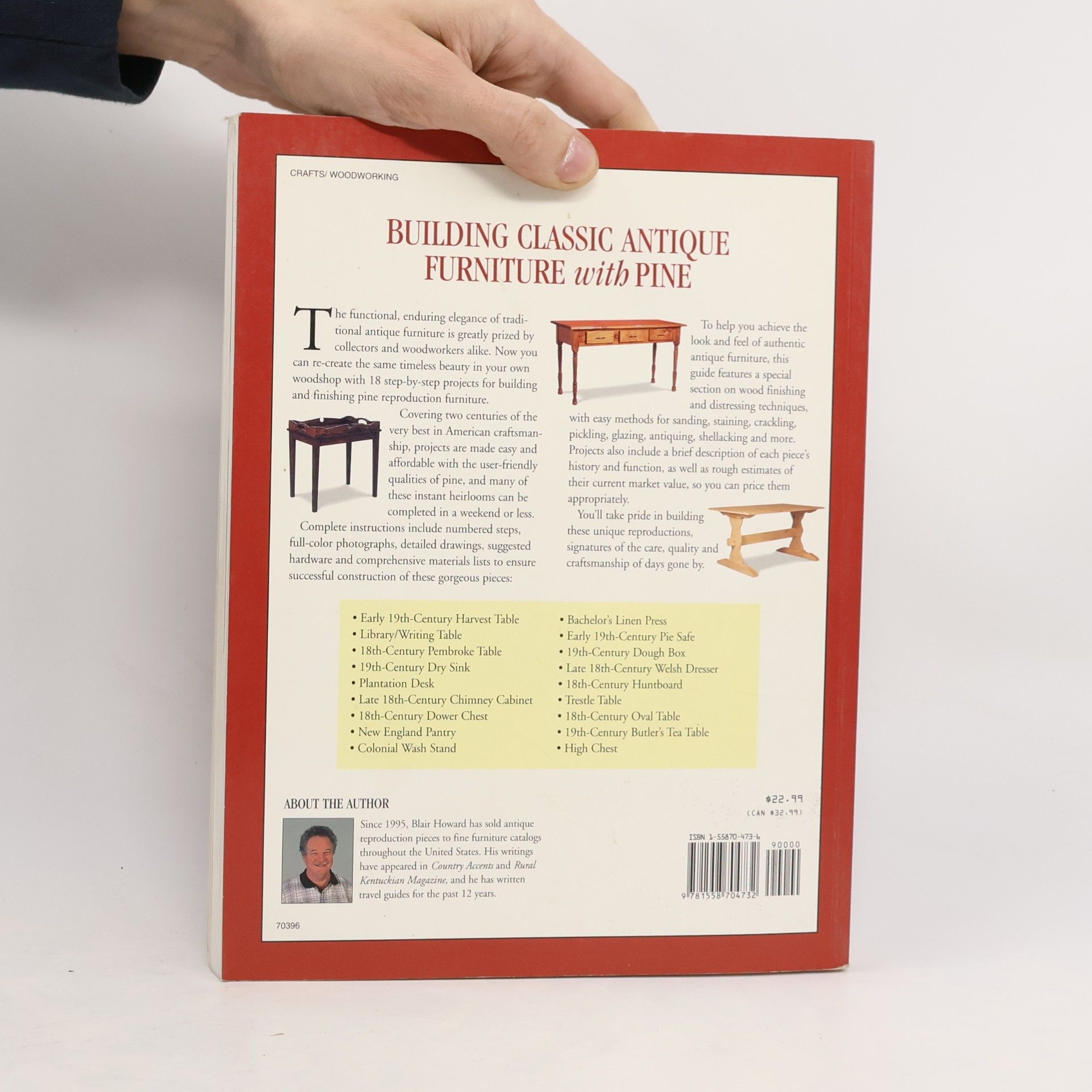 Blair Howard Building Classic Antique Furniture With Pine