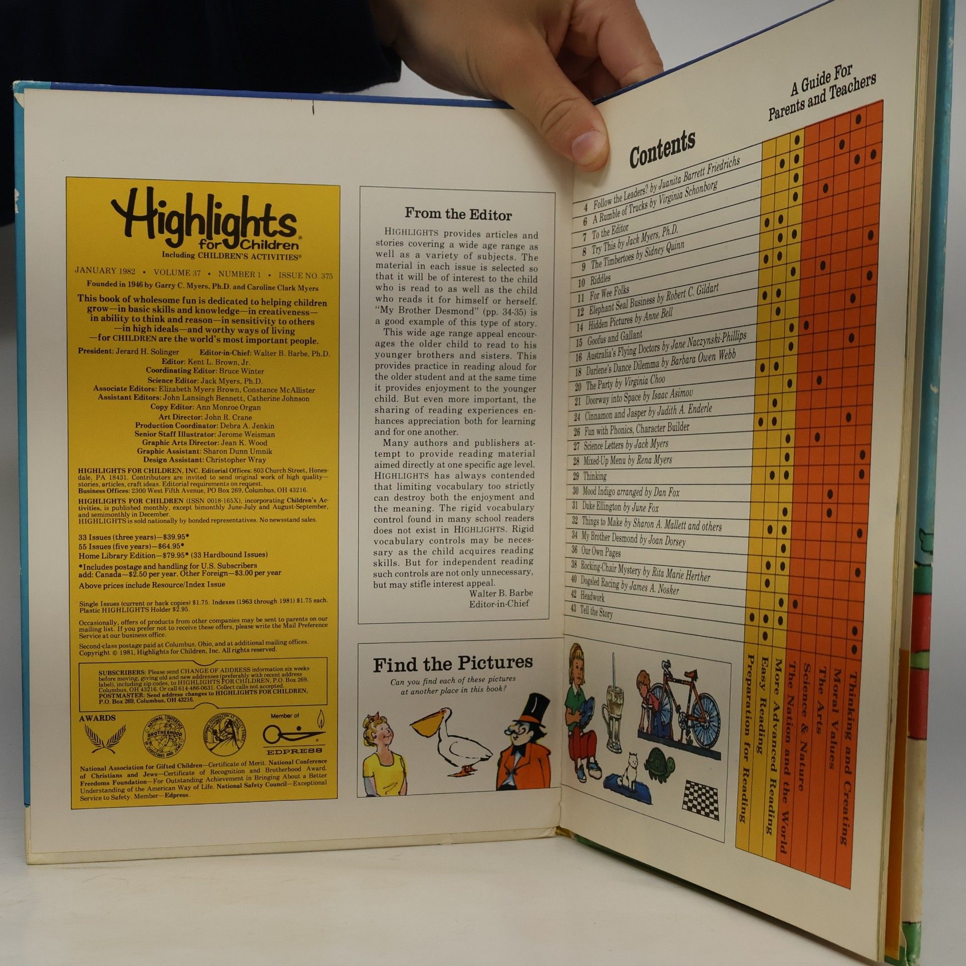 Jerome Weisman Highlights for Children Vol.37