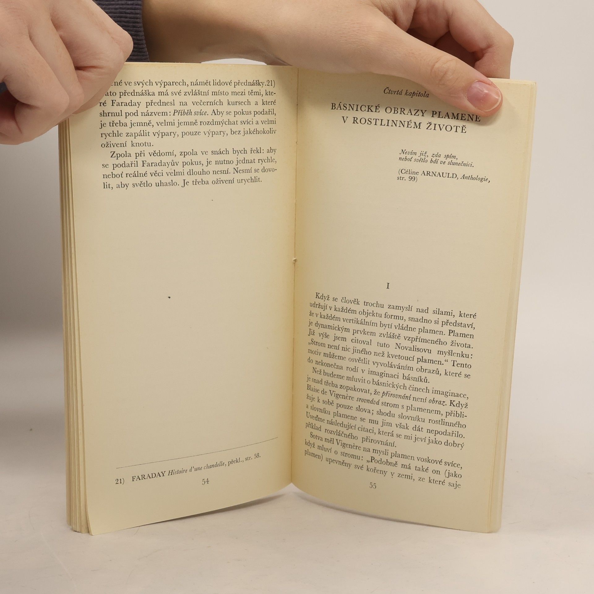 Gaston Bachelard Plamen svíce