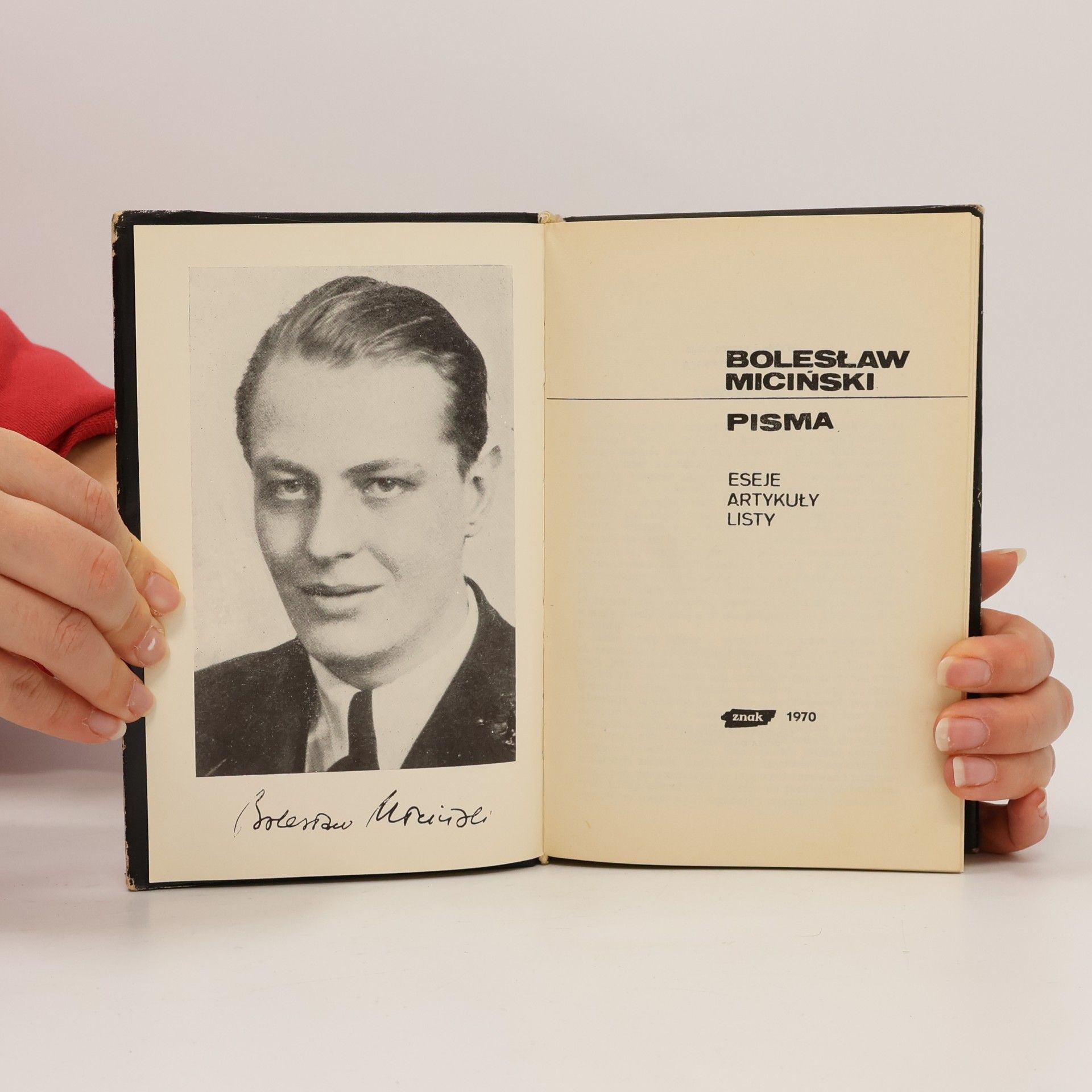 Bolesław Miciński Pisma: Eseje, artykuły, listy