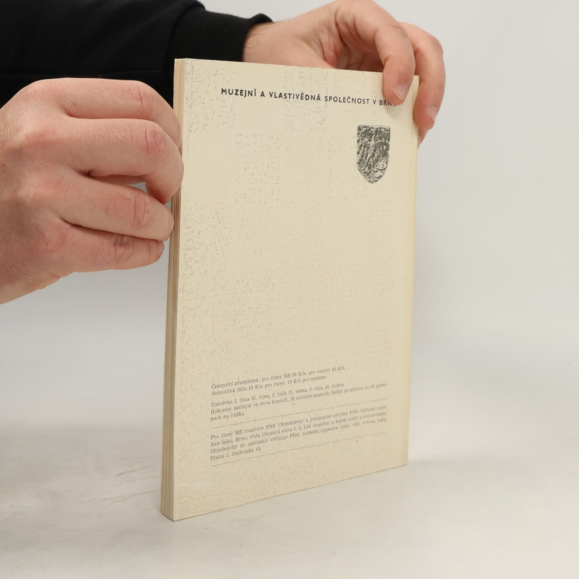 Ladislav Včelař Vlastivědný věstník moravský 1/1989