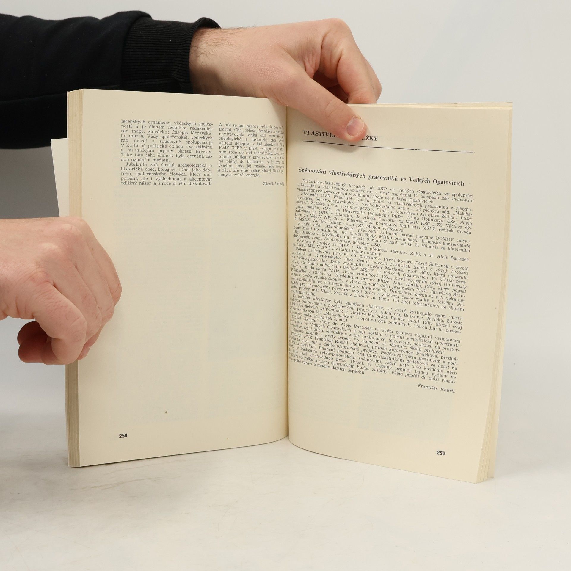 Ladislav Včelař Vlastivědný věstník moravský 2/1989