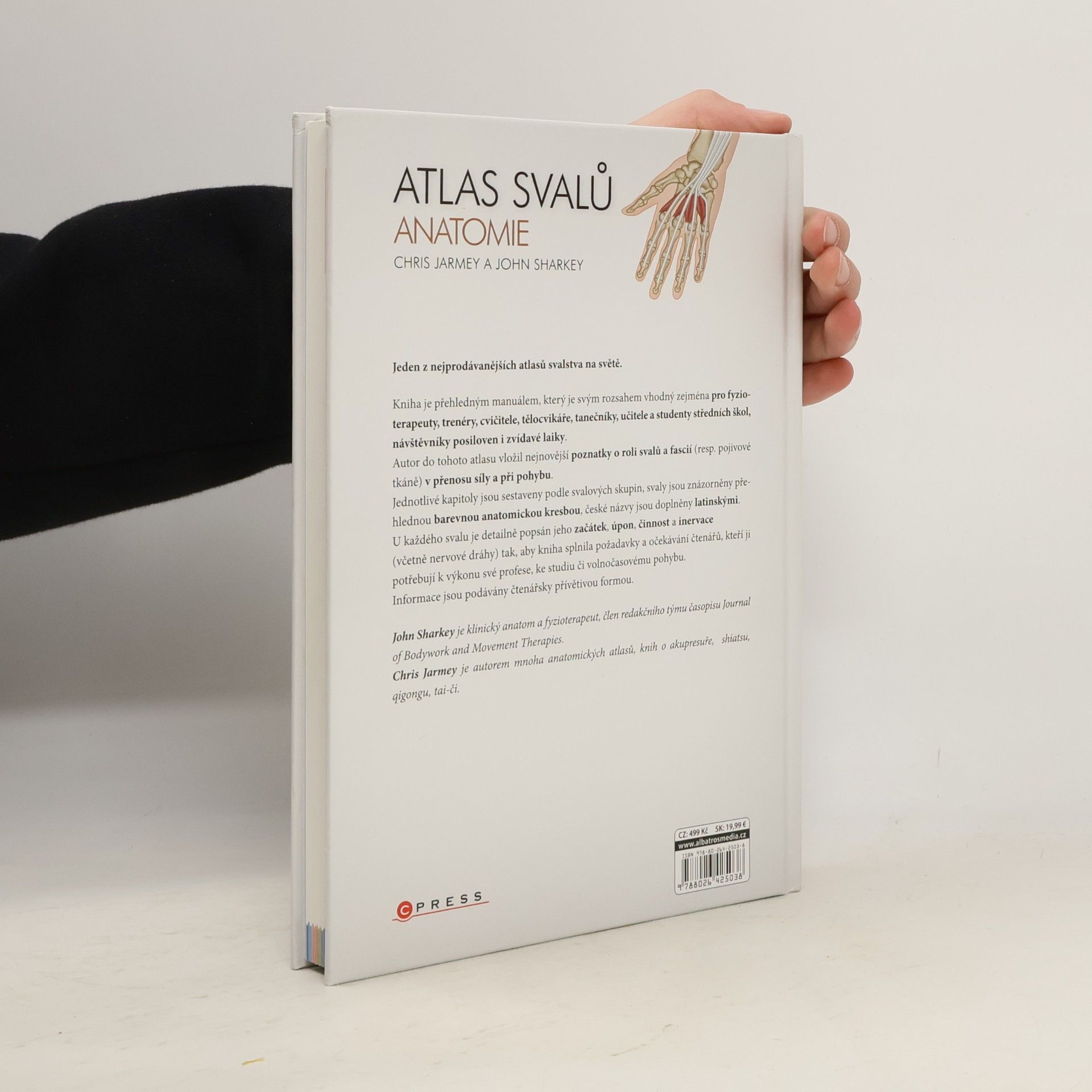 Chris Jarmey Atlas svalů - anatomie