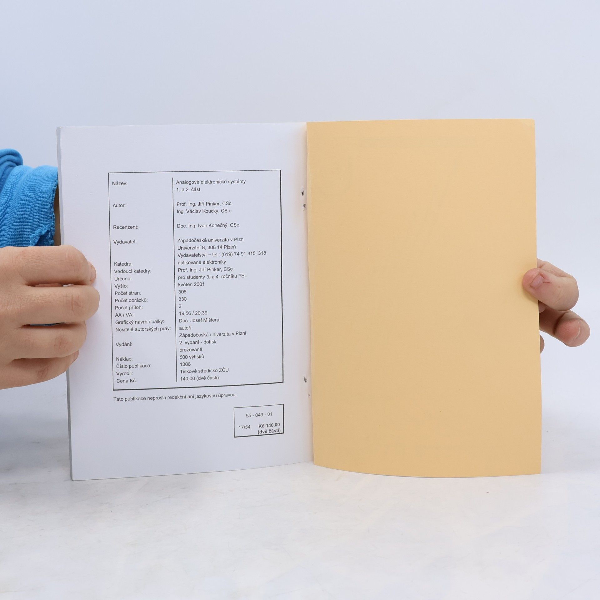 Jiří Pinker Analogové elektronické systémy. 2. část