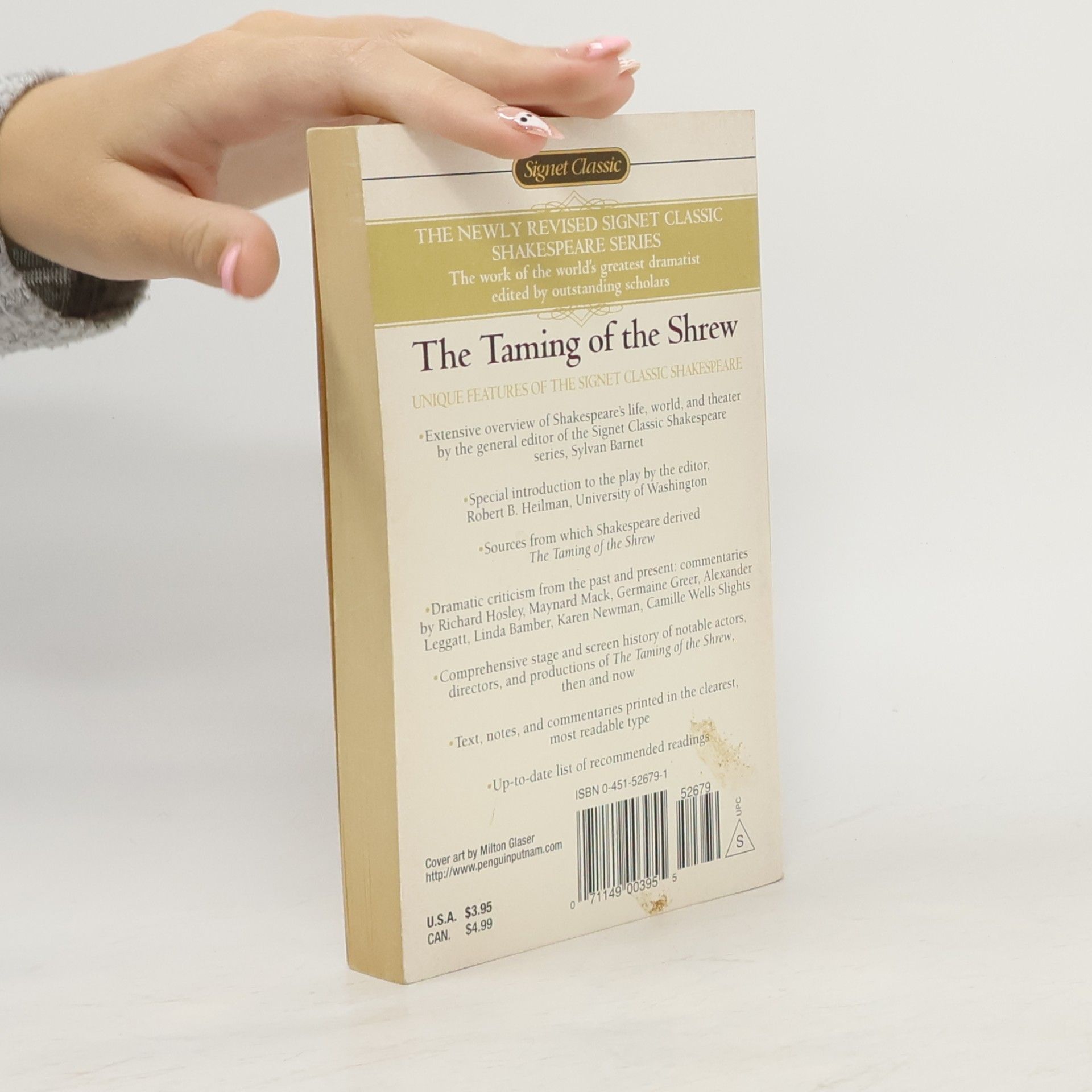 William Shakespeare Signet Classic: The Taming of the Shrew