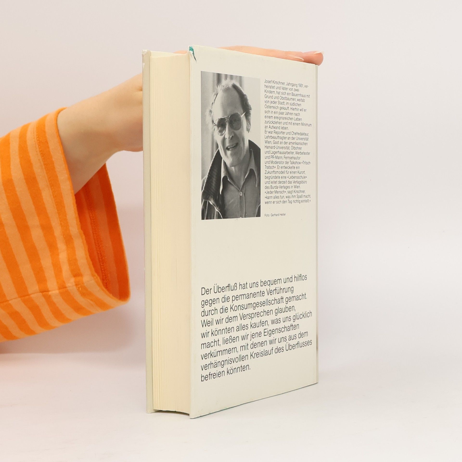 Josef Kirschner Die Kunst, ohne Überfluß glücklich zuleben