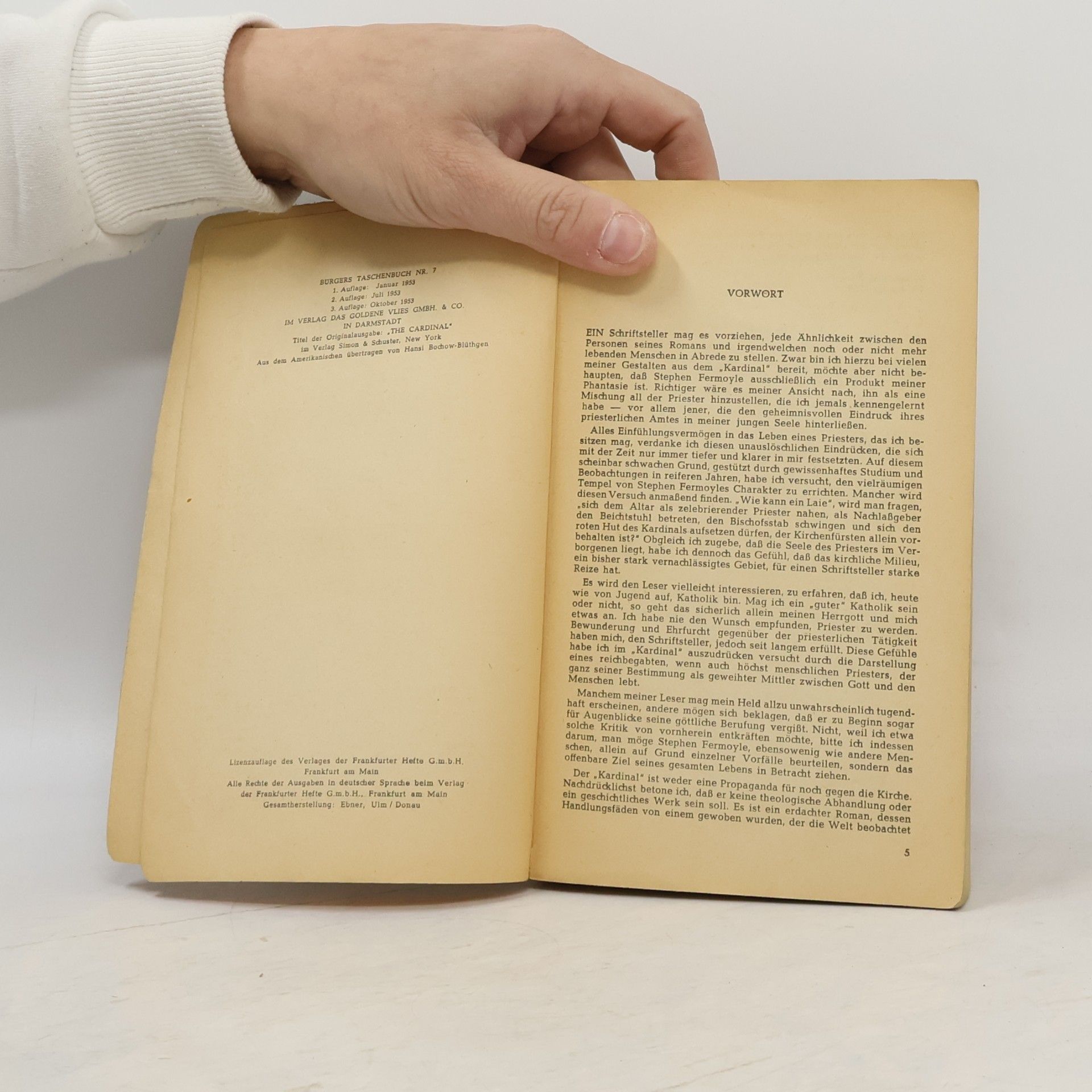 Henry Morton Robinson Der Kardinal 1-2