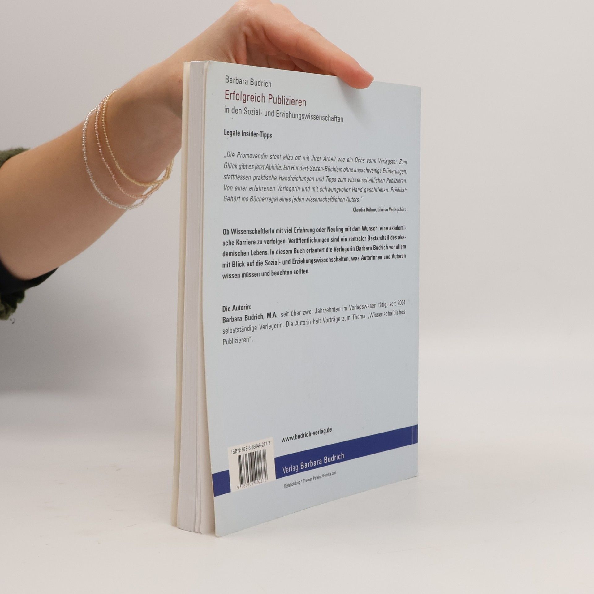 Barbara Budrich Erfolgreich Publizieren