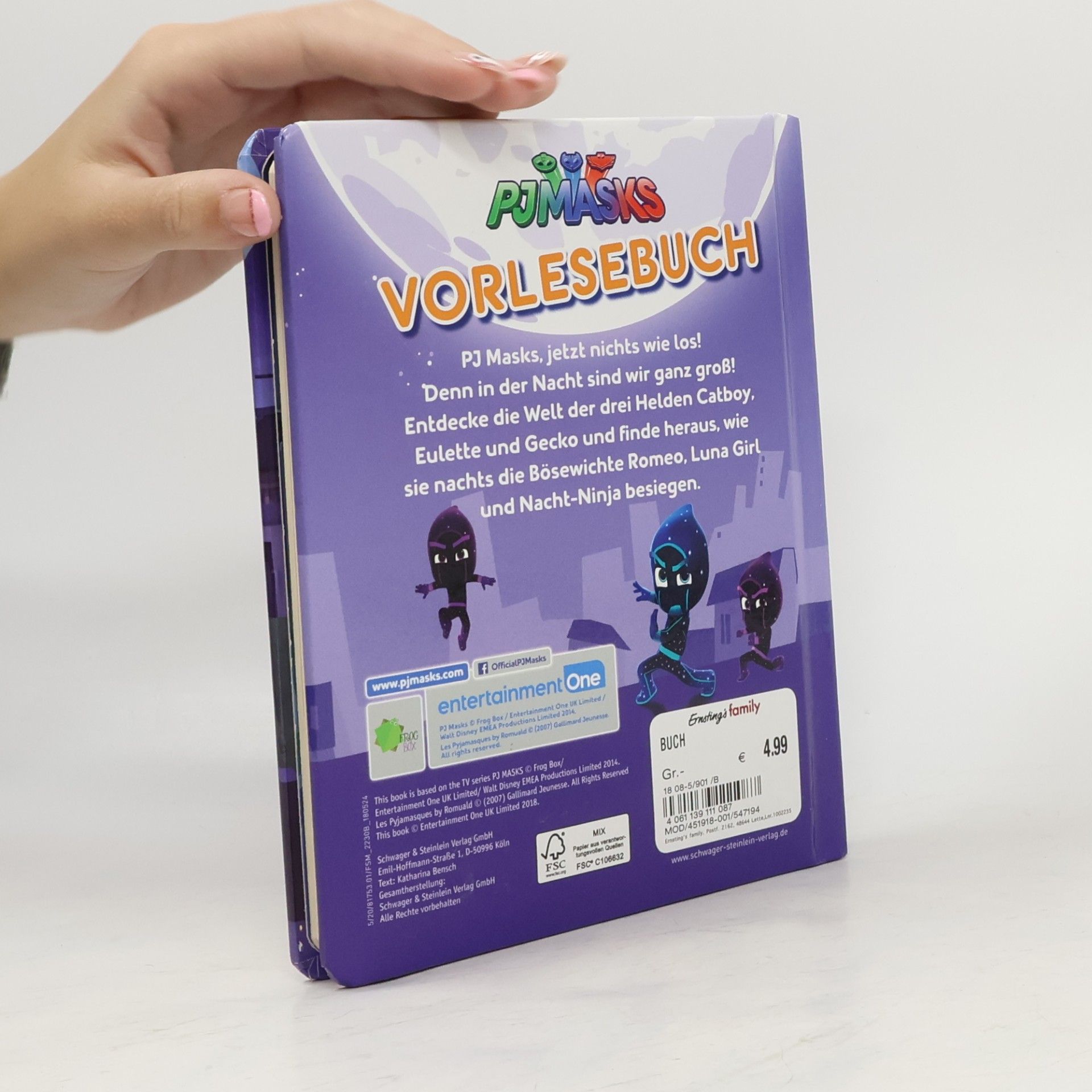 Autorenkollektiv PJ Masks, Vorlesebuch