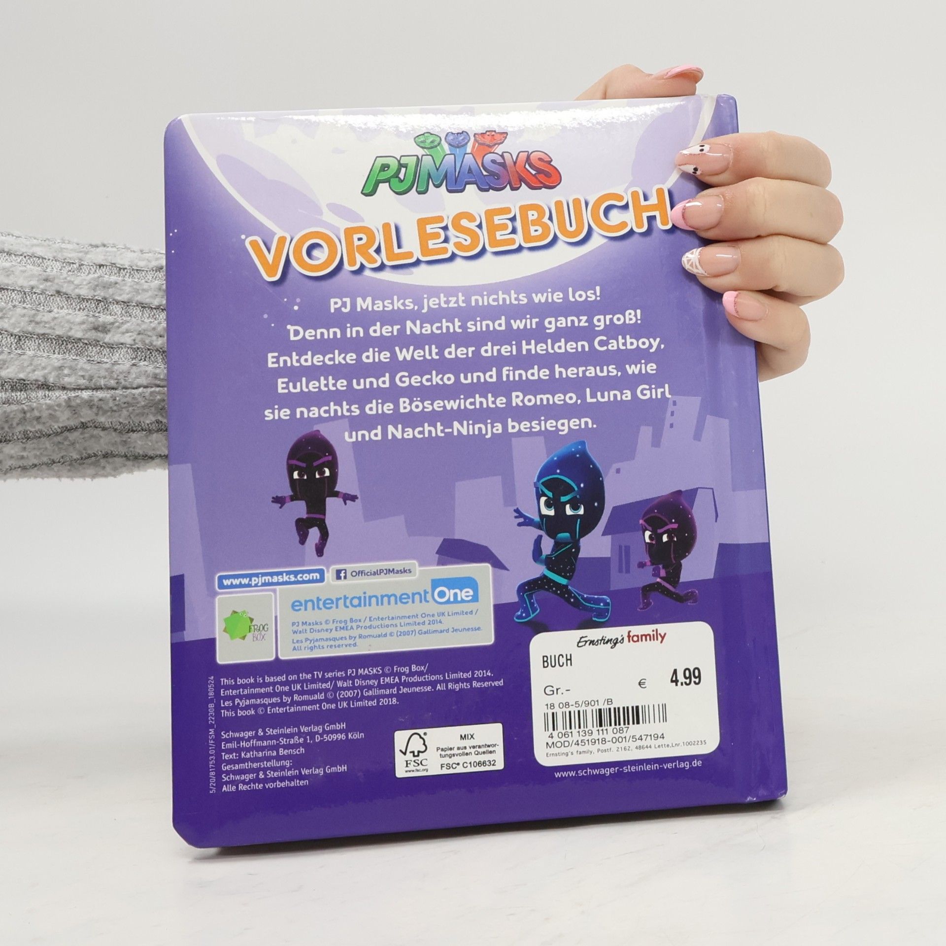 Autorenkollektiv PJ Masks, Vorlesebuch