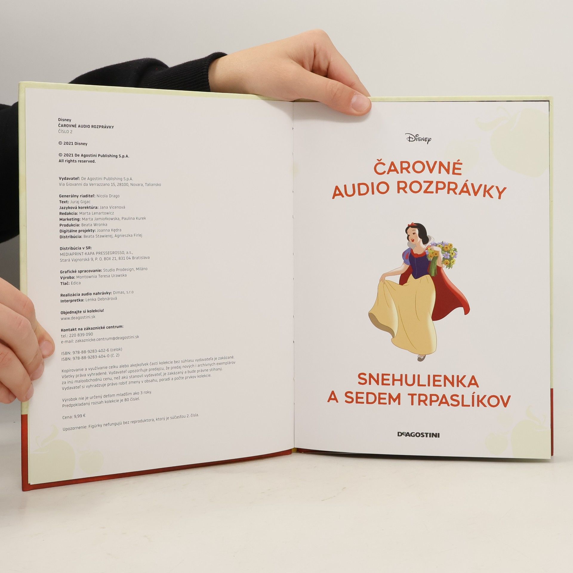 Kolektiv autorů Čarovné audio rozprávky 2. Snehulienka a sedem trpaslíkov