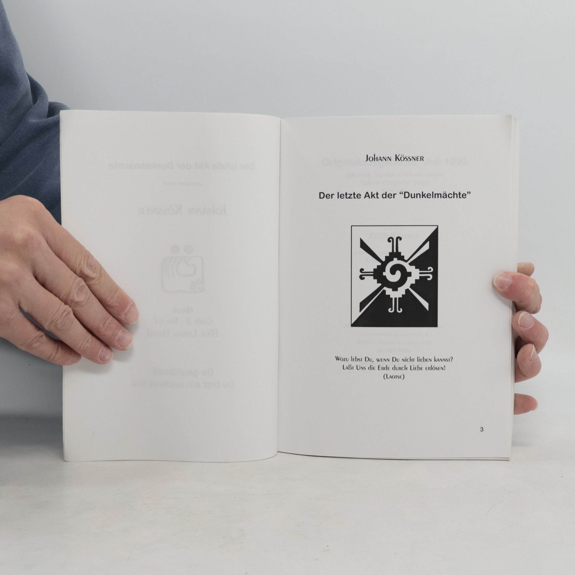 Johann Kössner Der letzte Akt der "Dunkelmächte"