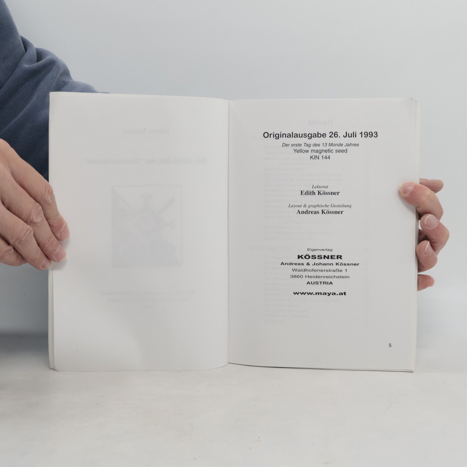 Johann Kössner Der letzte Akt der "Dunkelmächte"