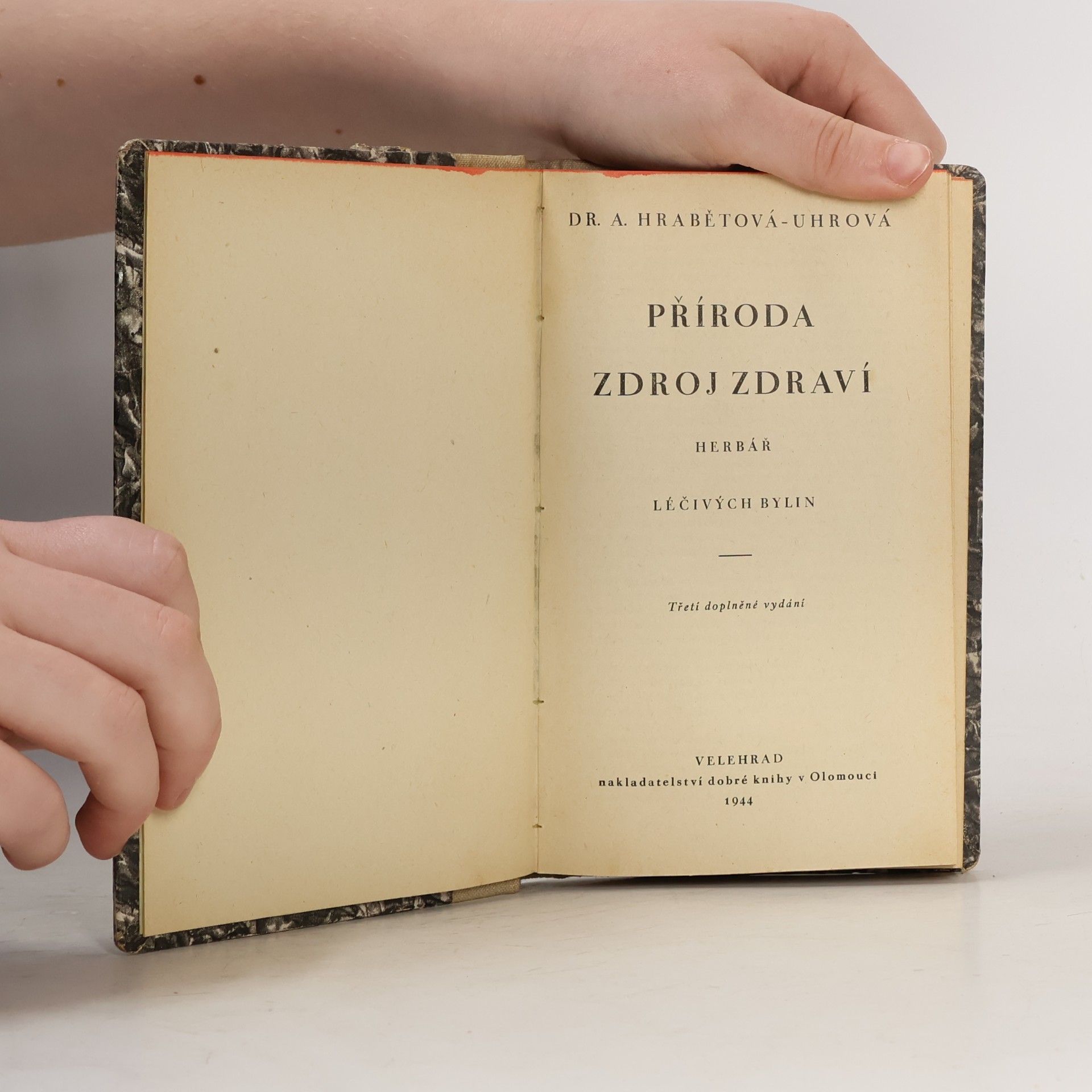 Dr. A. Hrabětová-Uhrová Příroda zdroj zdraví
