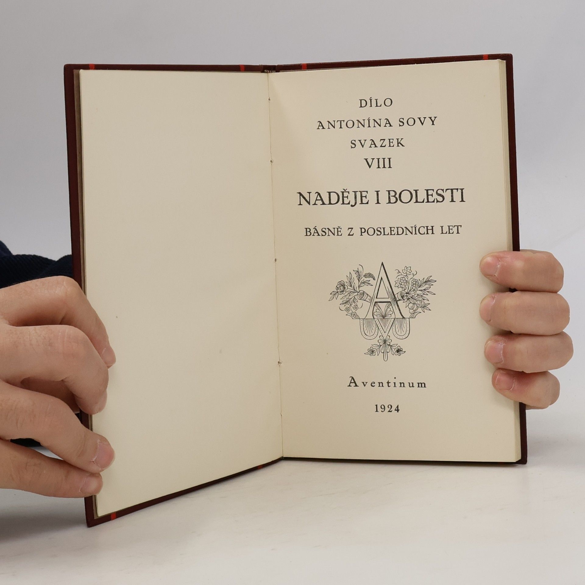 Antonín Sova Naděje i bolesti