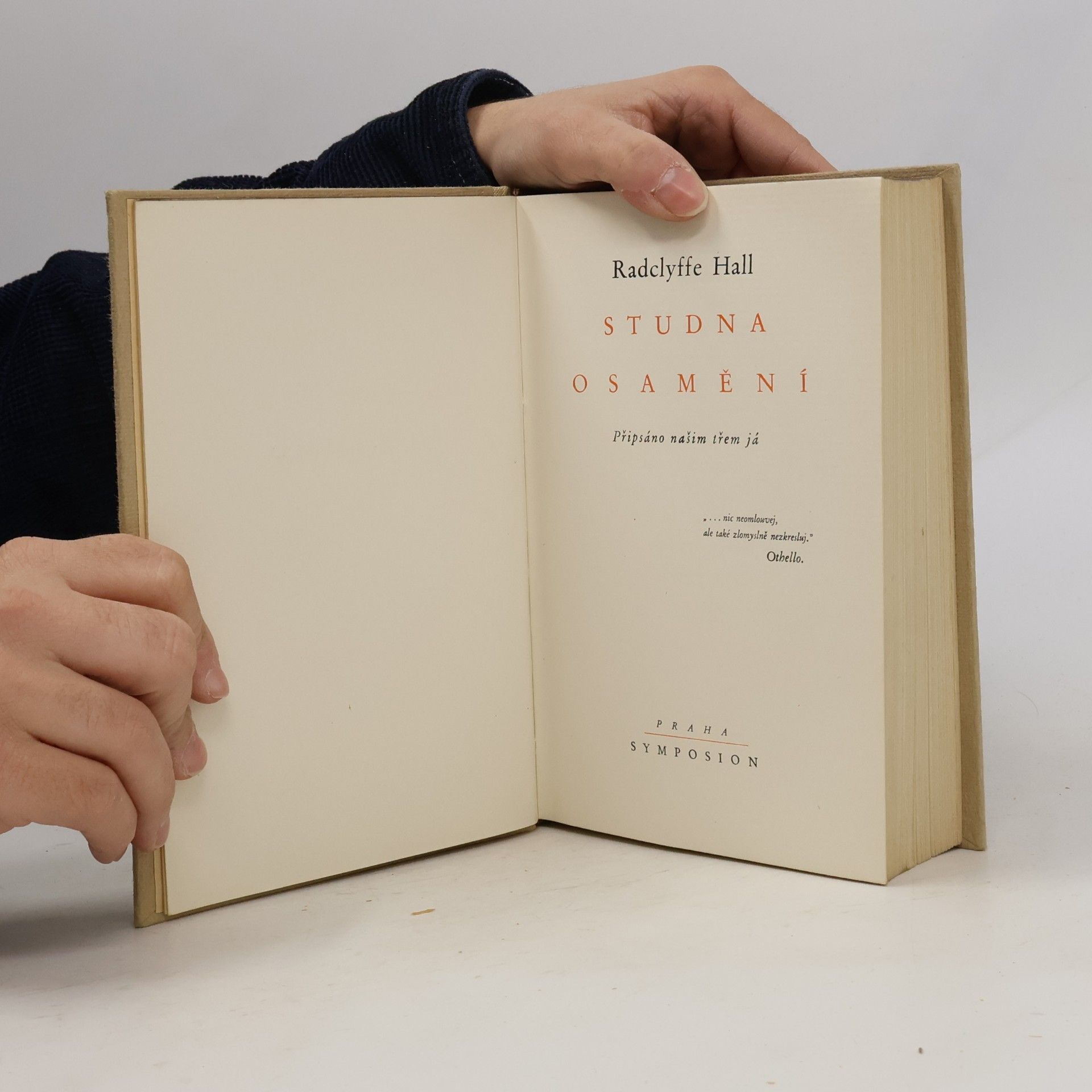Radclyffe Hall Studna osamění