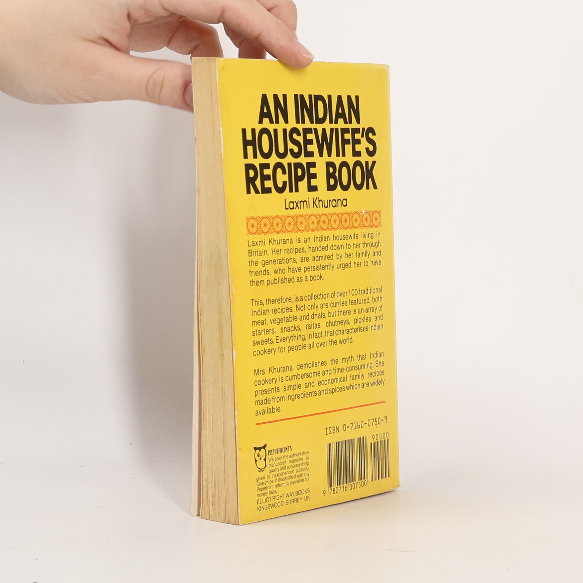 Laxmi Khurana An Indian Housewife's Recipe Book