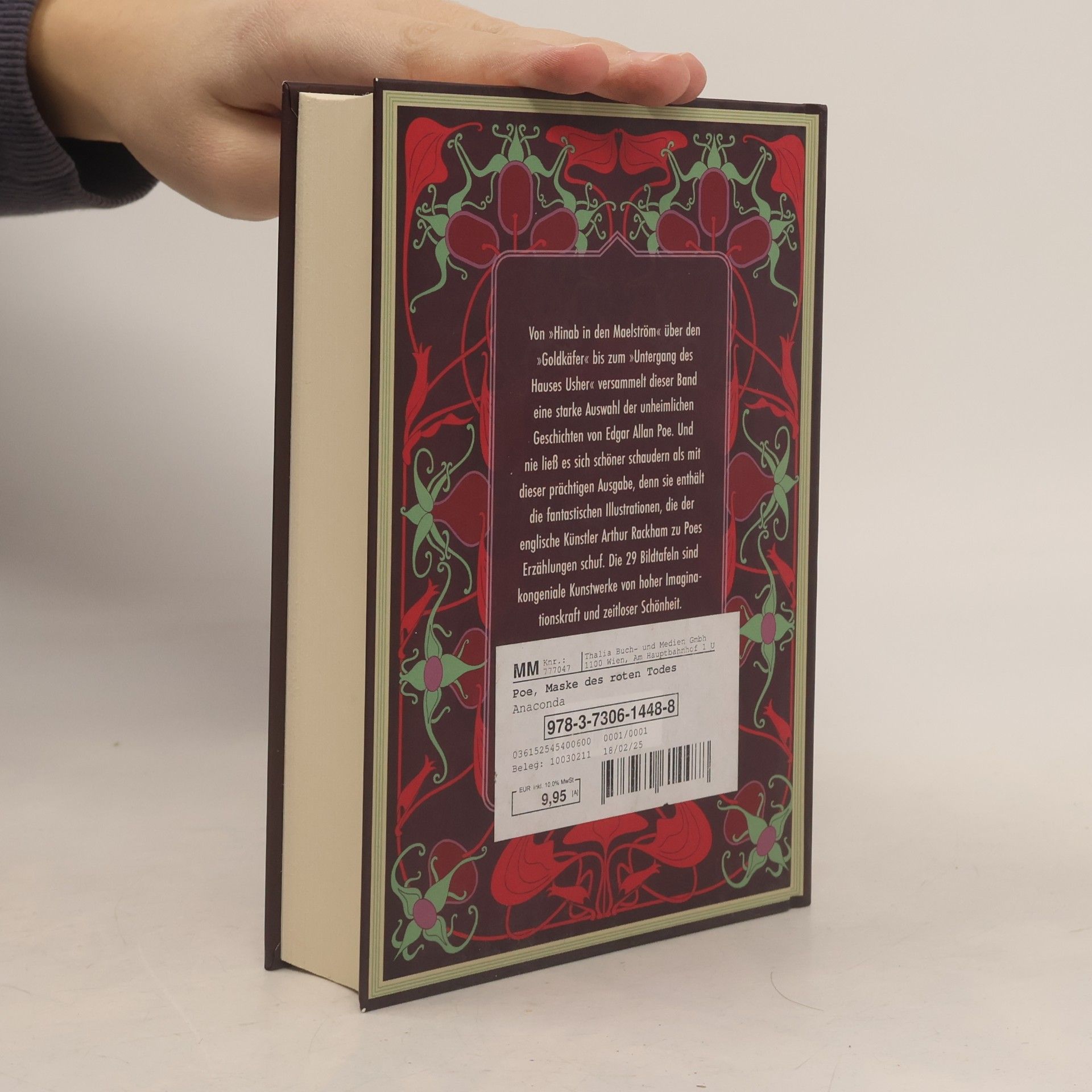 Edgar Allan Poe Die Maske des roten Todes und andere geheimnisvolle Erzählungen