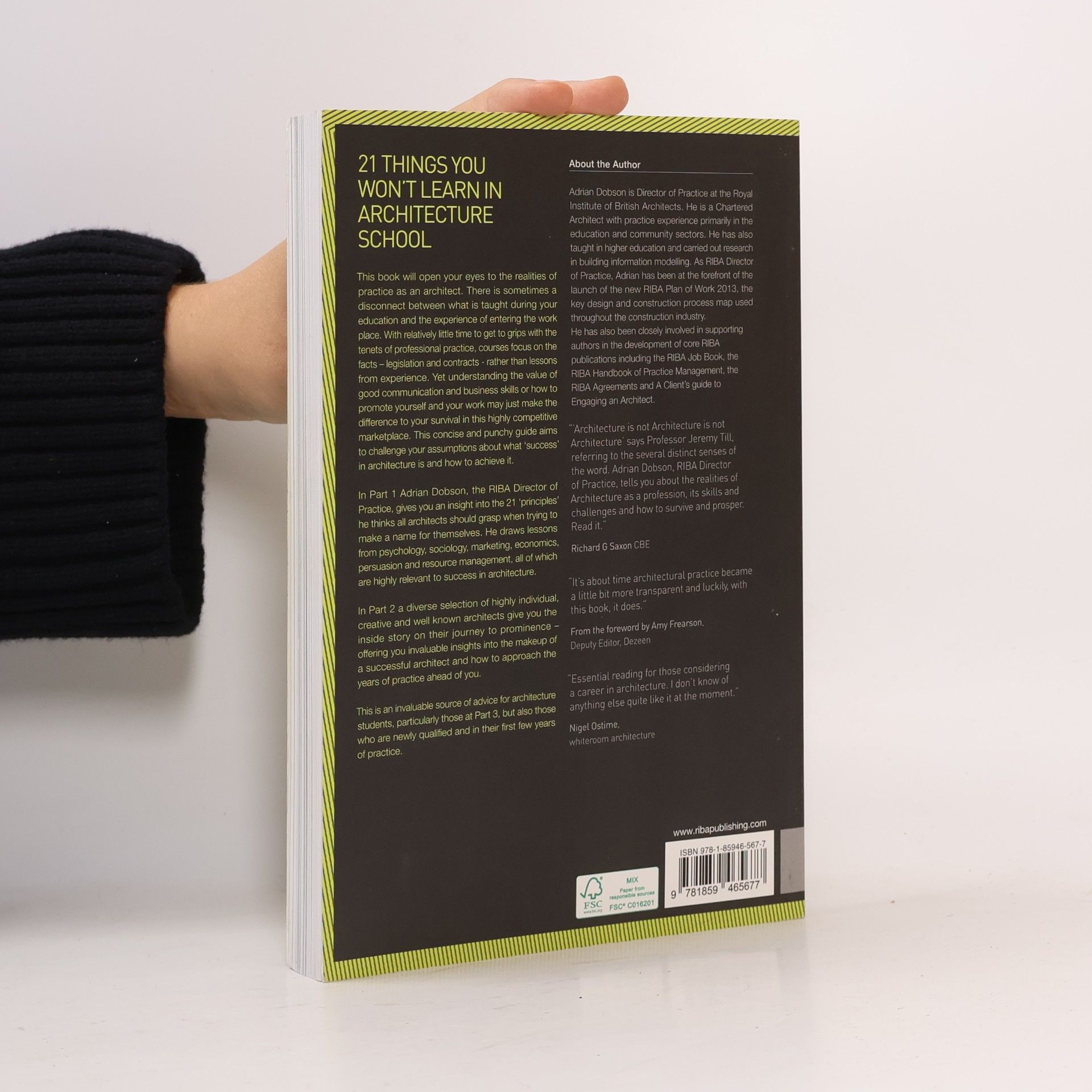 Adrian Dobson 21 Things You Won't Learn in Architecture School