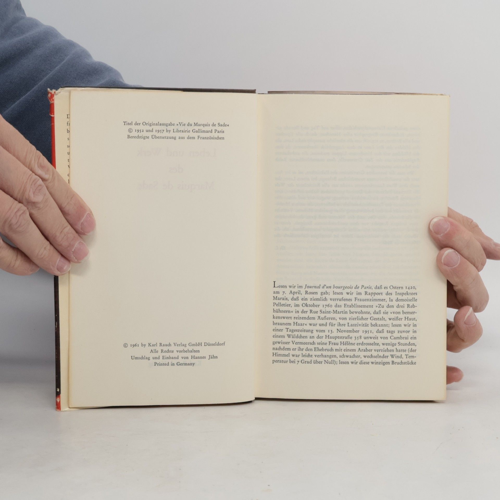 Gilbert Lely Leben und Werk des Marquis de Sade