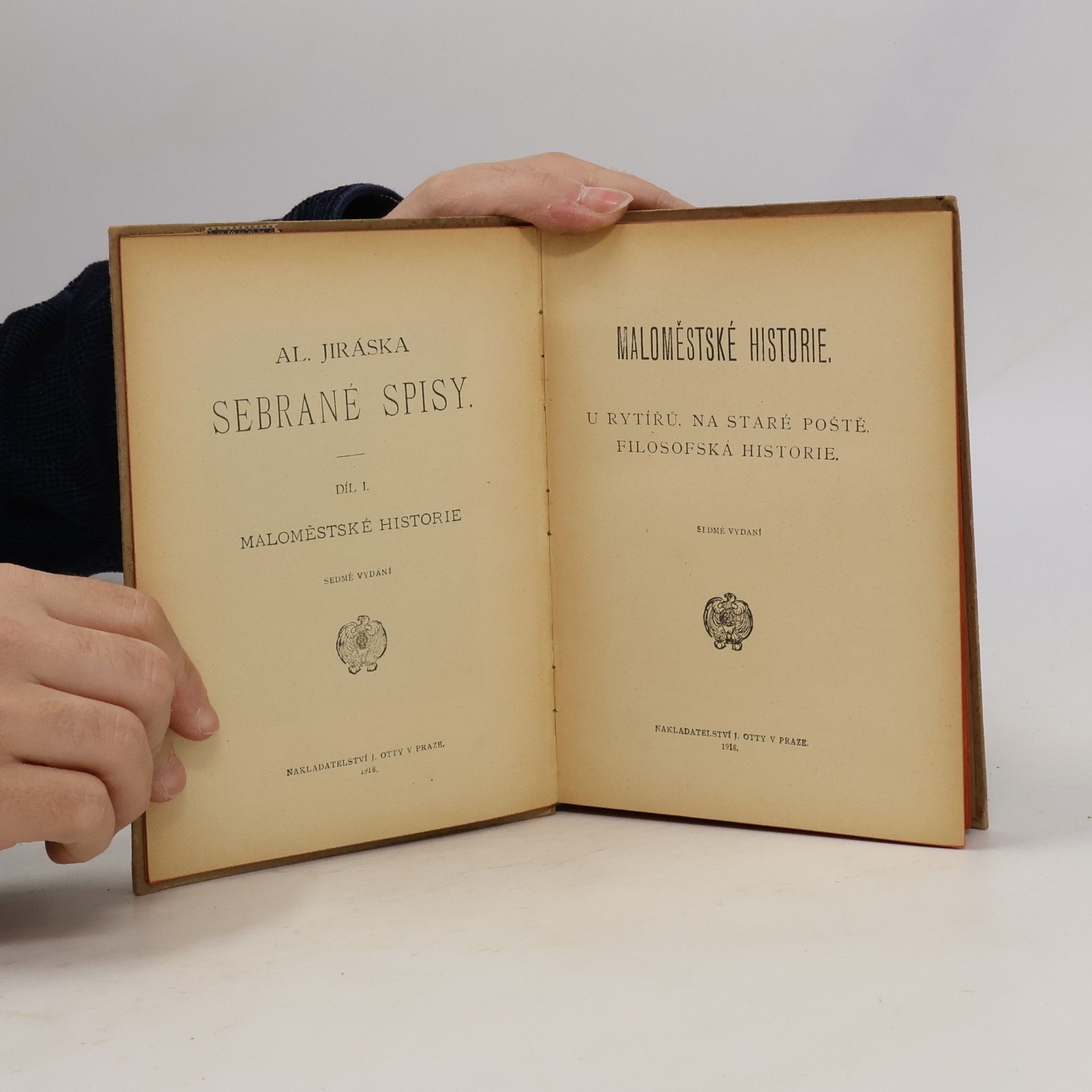 Alois Jirásek Sebrané spisy I. Maloměstské historie