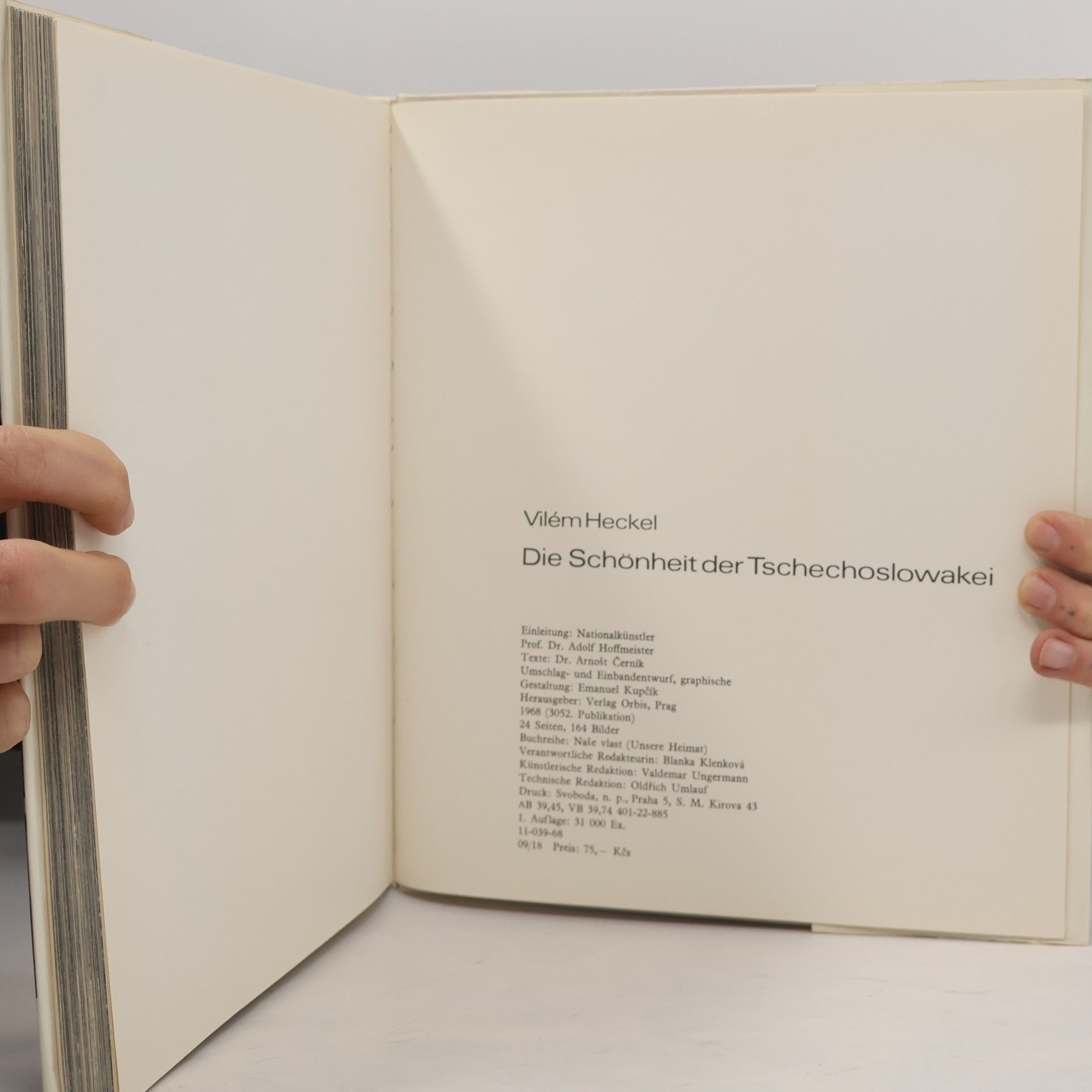 Vilém Heckel Die Schönheit der Tschechoslowakei